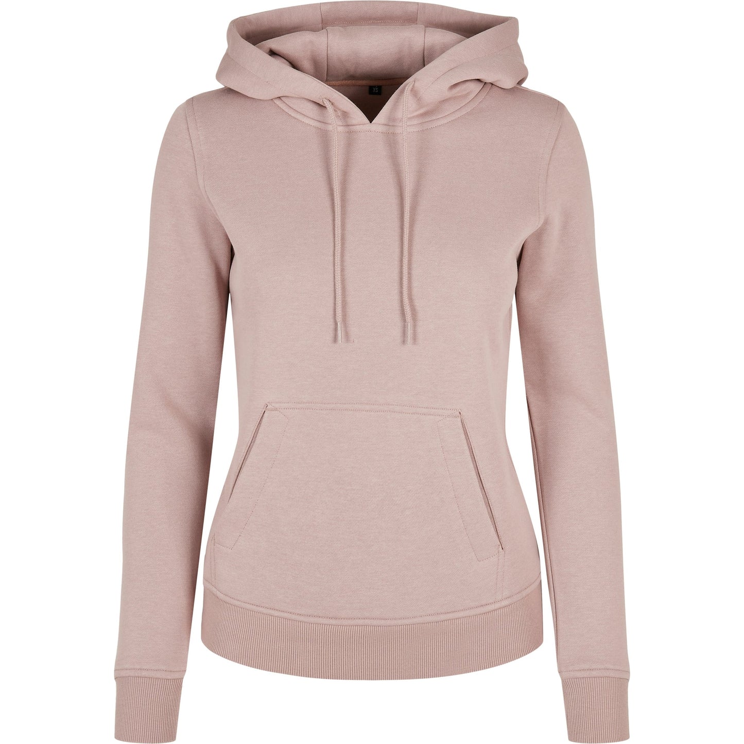 Build Your Brand Women's Heavy Hoodie Soft Cotton Blend Long Cut Kangaroo Pocket