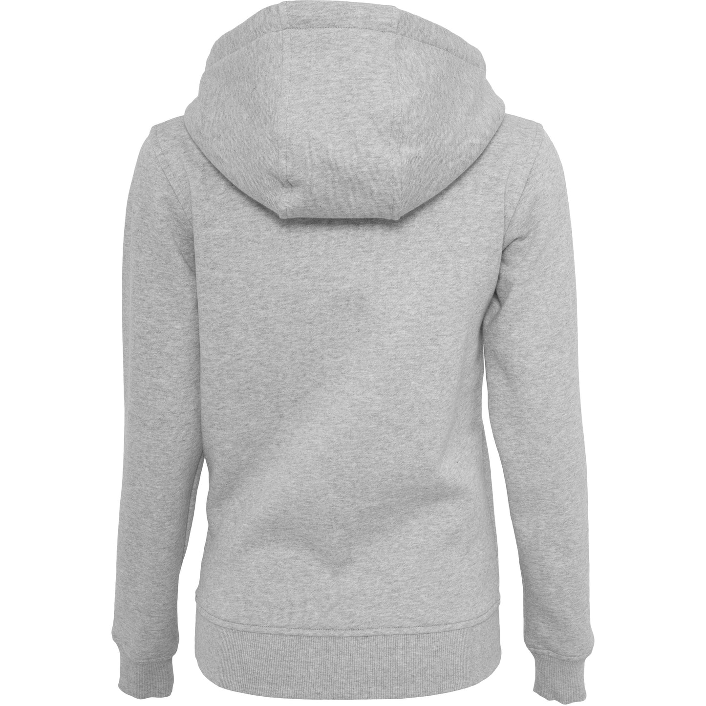 Build Your Brand Women's Heavy Hoodie Soft Cotton Blend Long Cut Kangaroo Pocket