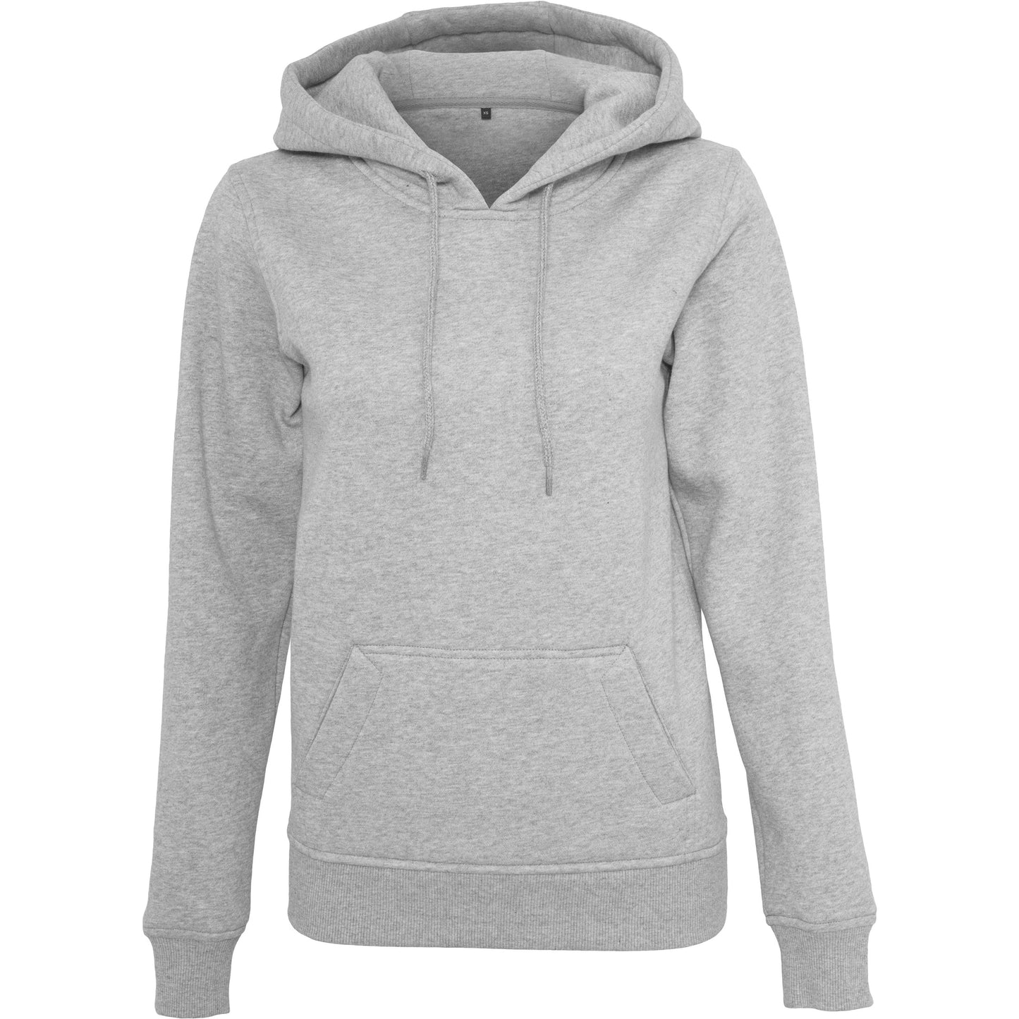 Build Your Brand Women's Heavy Hoodie Soft Cotton Blend Long Cut Kangaroo Pocket