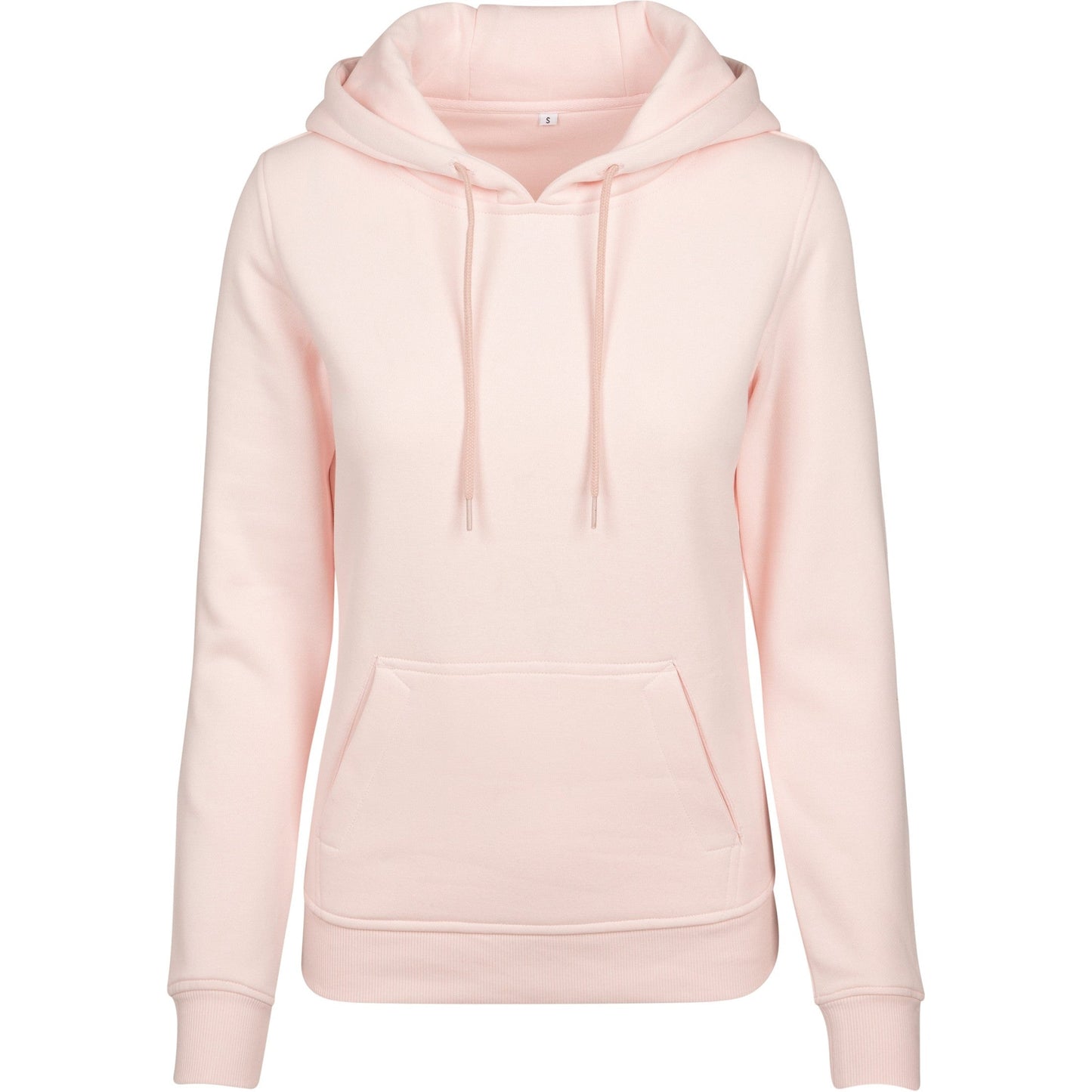 Build Your Brand Women's Heavy Hoodie Soft Cotton Blend Long Cut Kangaroo Pocket