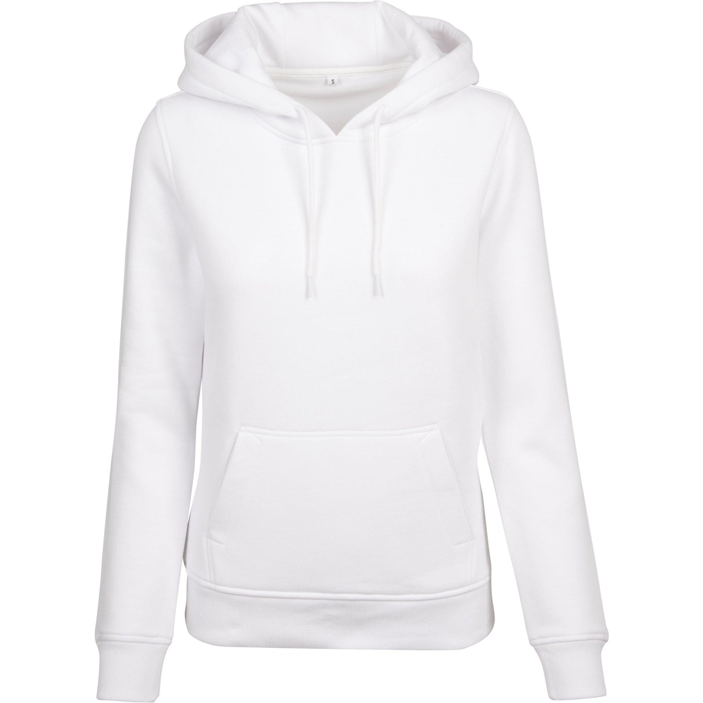 Build Your Brand Women's Heavy Hoodie Soft Cotton Blend Long Cut Kangaroo Pocket