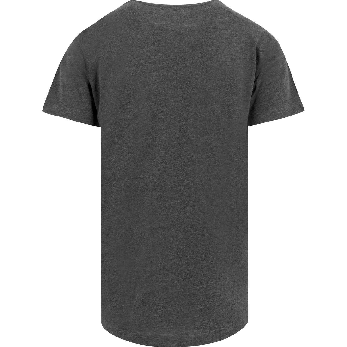 Build Your Brand Shaped Long Tee Extra Long Cut Fitted Style Cotton Jersey