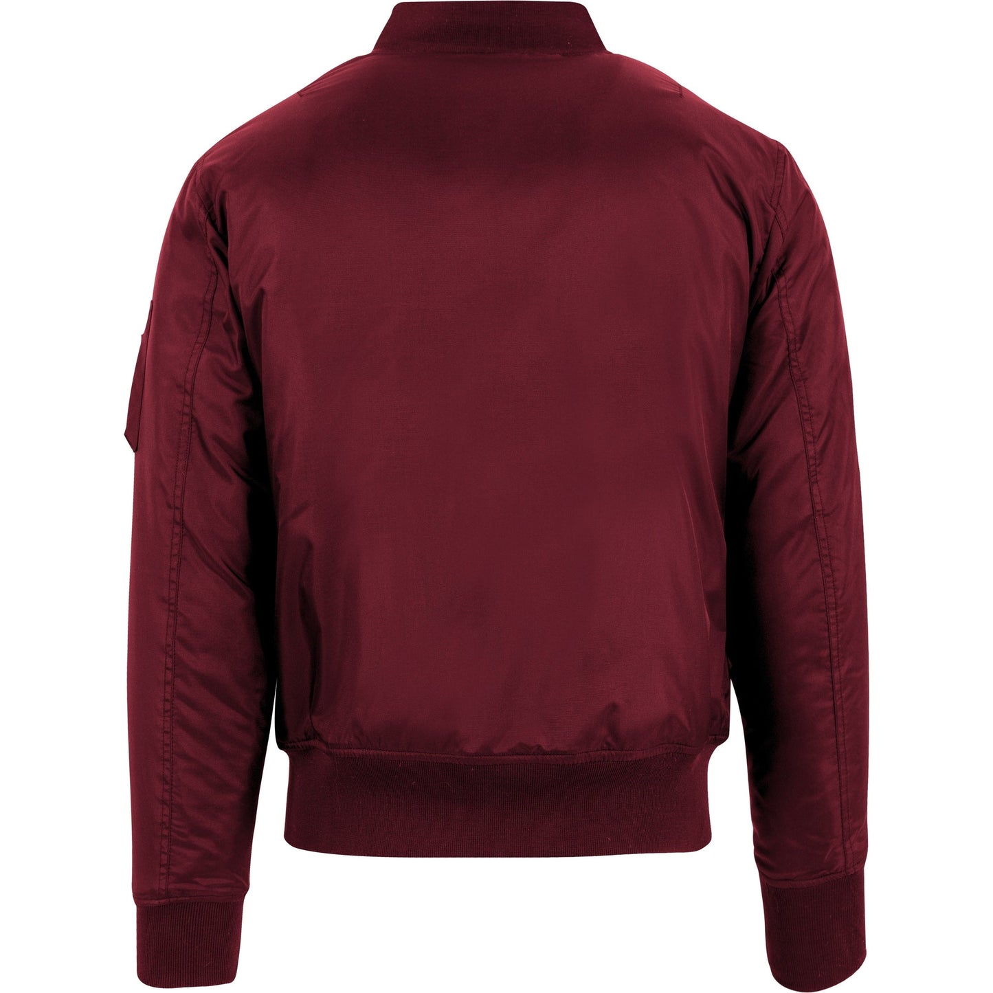 Build Your Brand FAMA Certified Bomber Jacket with Contrast Lining and Zip