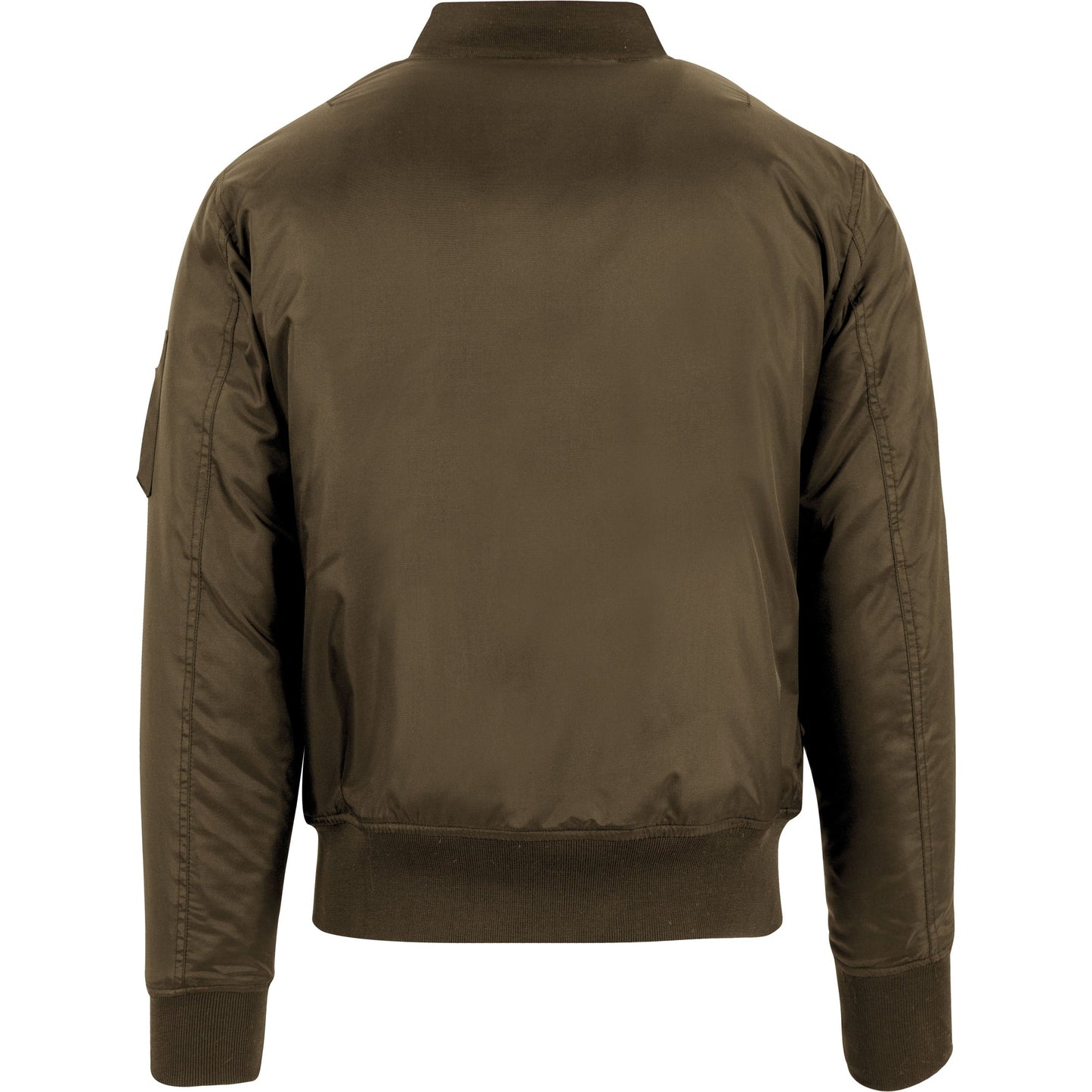 Build Your Brand FAMA Certified Bomber Jacket with Contrast Lining and Zip