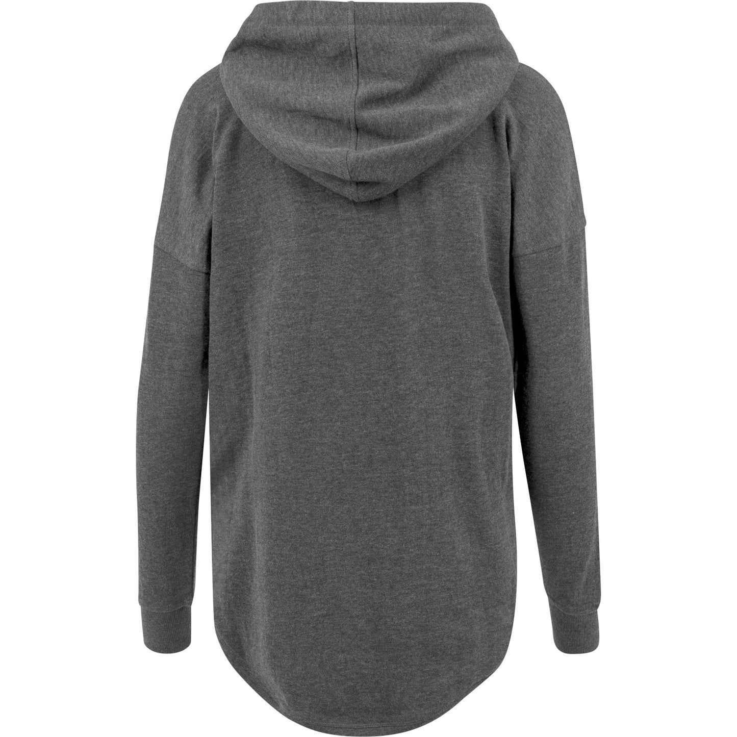 Build Your Brand Women's Oversized Hoodie with Drawstrings and Ribbed Cuffs