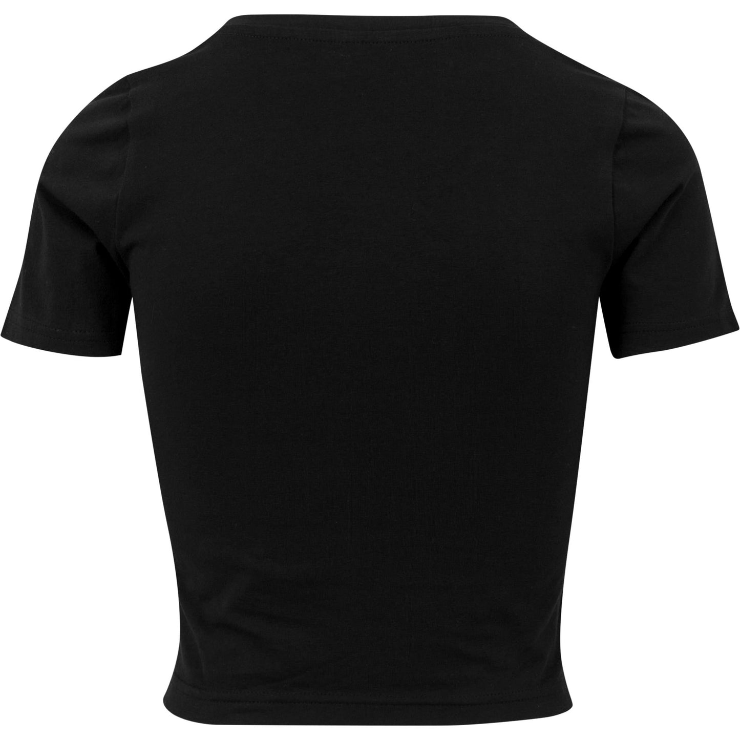 Build Your Brand Women's Cropped Tee Lightweight Sporty Fit Oeko-Tex Certified