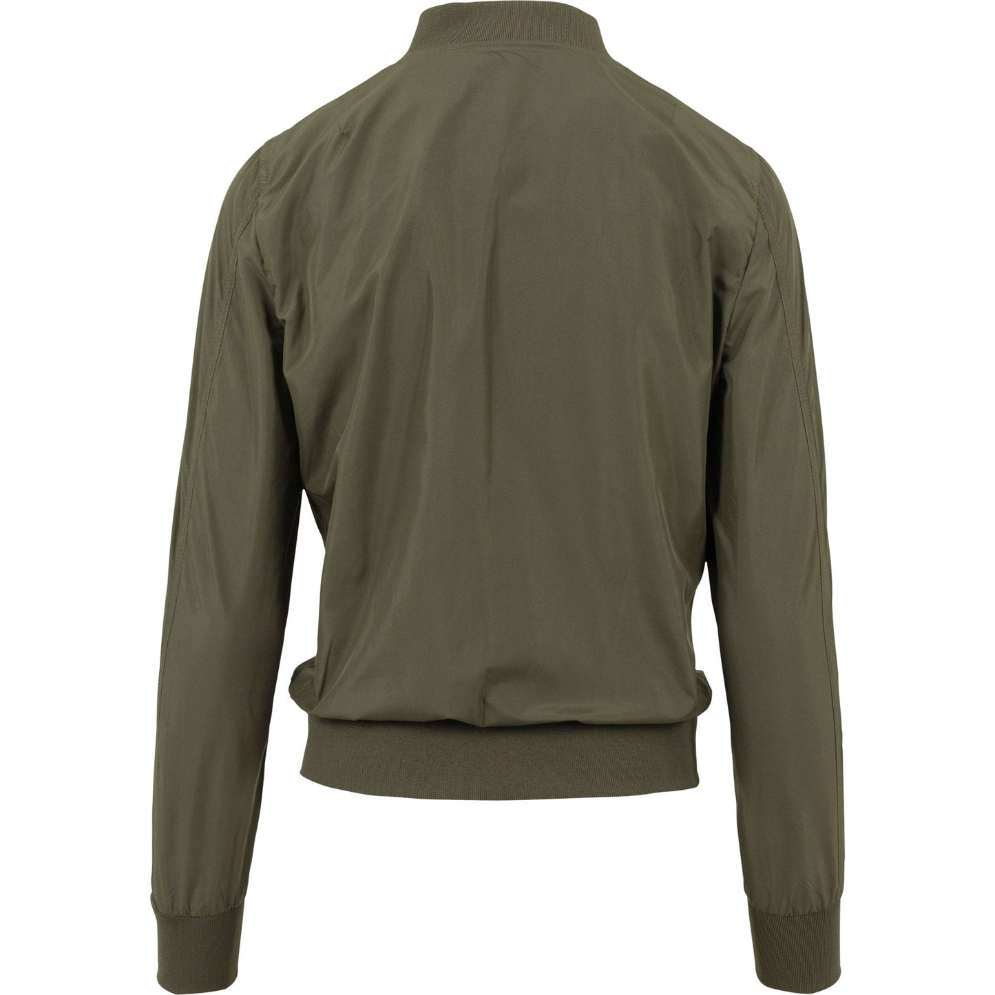 Build Your Brand Women's FAMA Certified Nylon Bomber Jacket Casual Fit