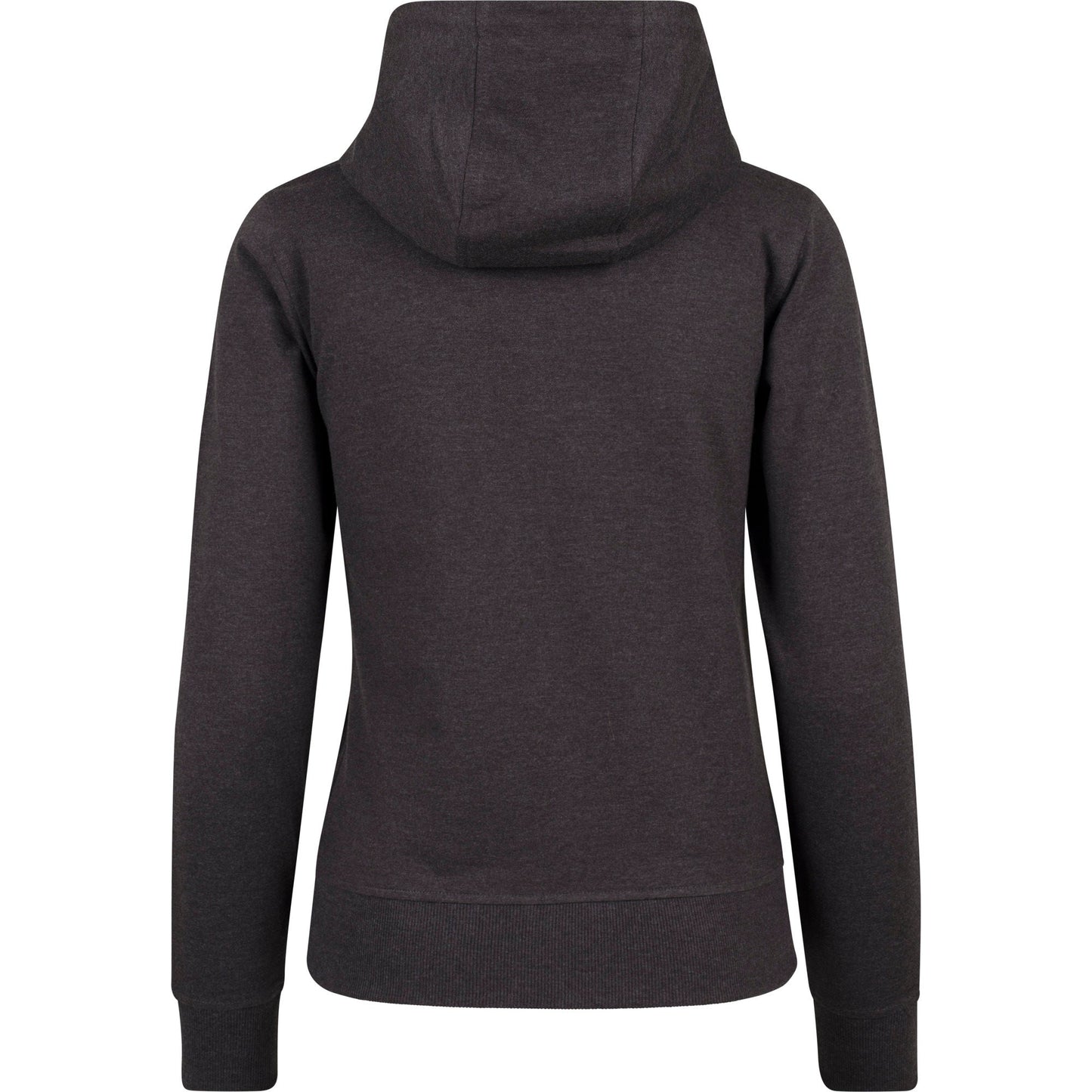 Build Your Brand Women's Terry Zip Hoodie Soft Fabric Casual Long Fit XS-XL