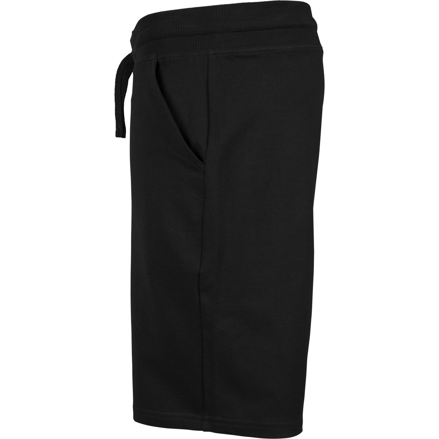 Build Your Brand Terry Shorts Casual Knee Length with Pockets and Drawstring