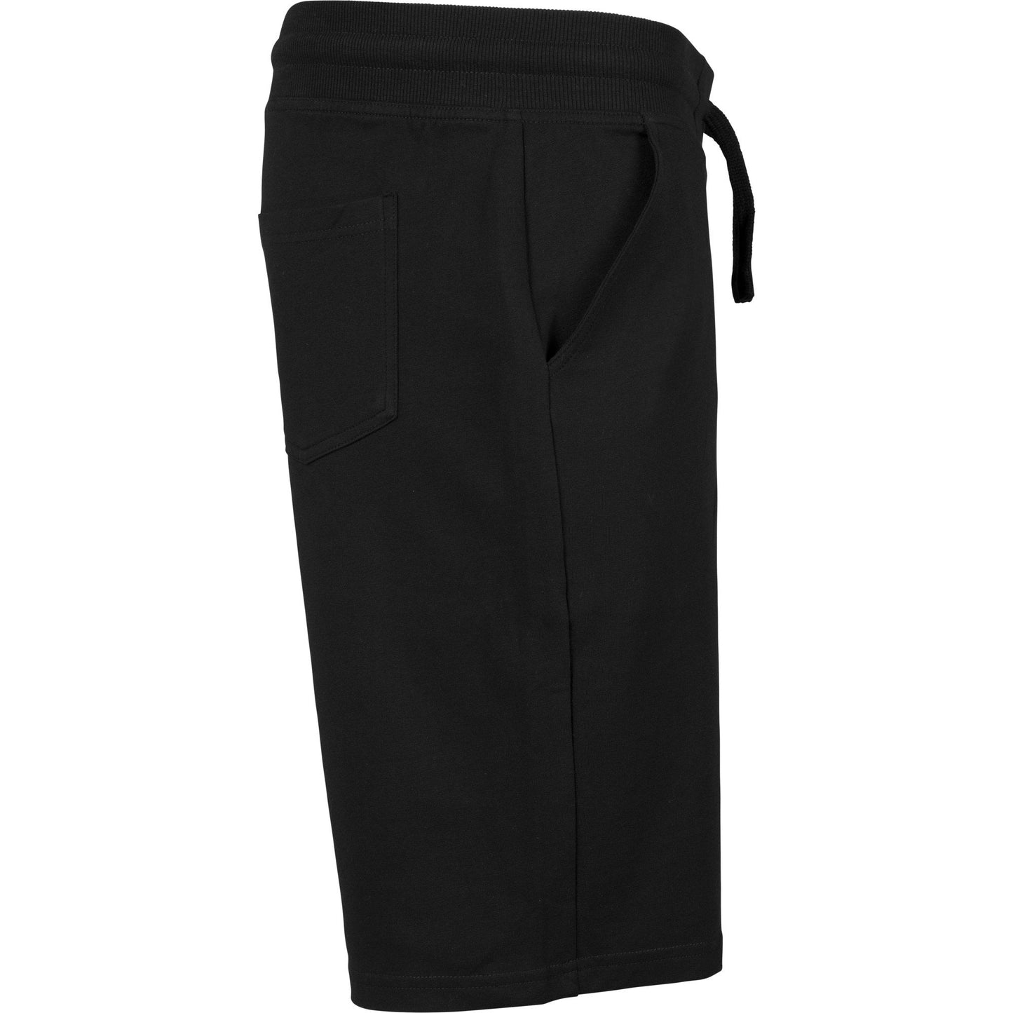 Build Your Brand Terry Shorts Casual Knee Length with Pockets and Drawstring