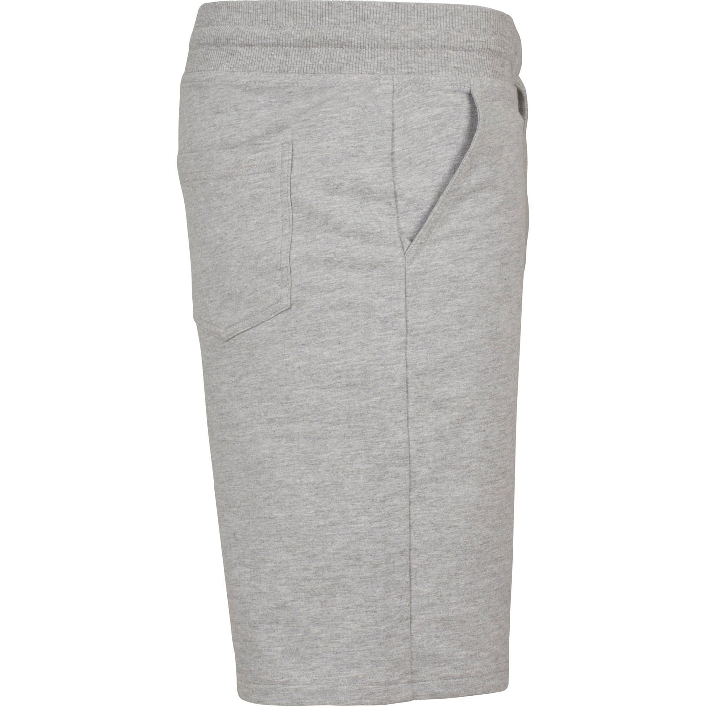 Build Your Brand Terry Shorts Casual Knee Length with Pockets and Drawstring