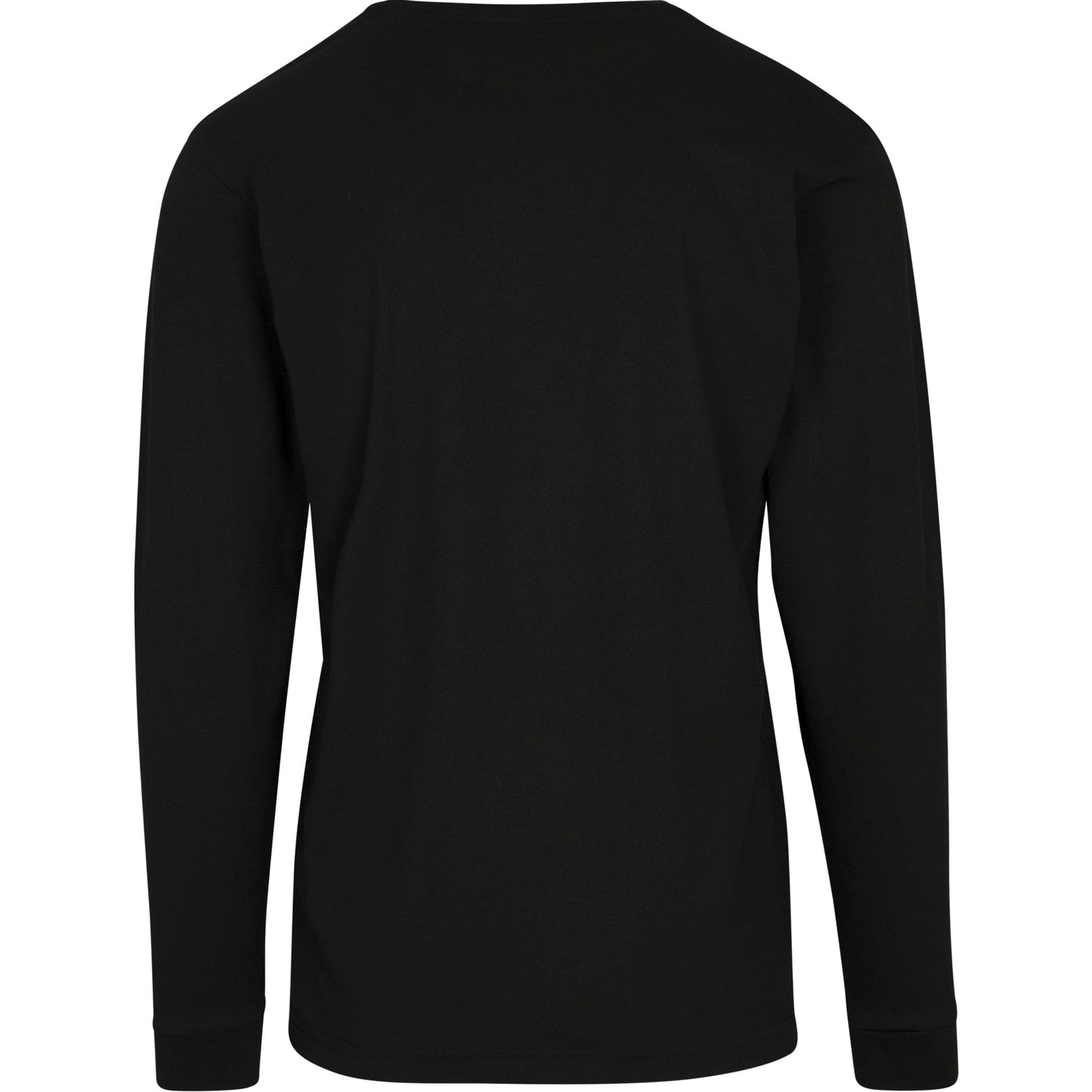 Build Your Brand Long Sleeve Top with Cuff Rib Comfortable Casual Wear