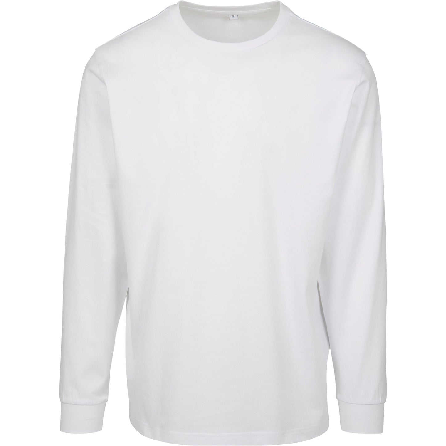 Build Your Brand Long Sleeve Top with Cuff Rib Comfortable Casual Wear
