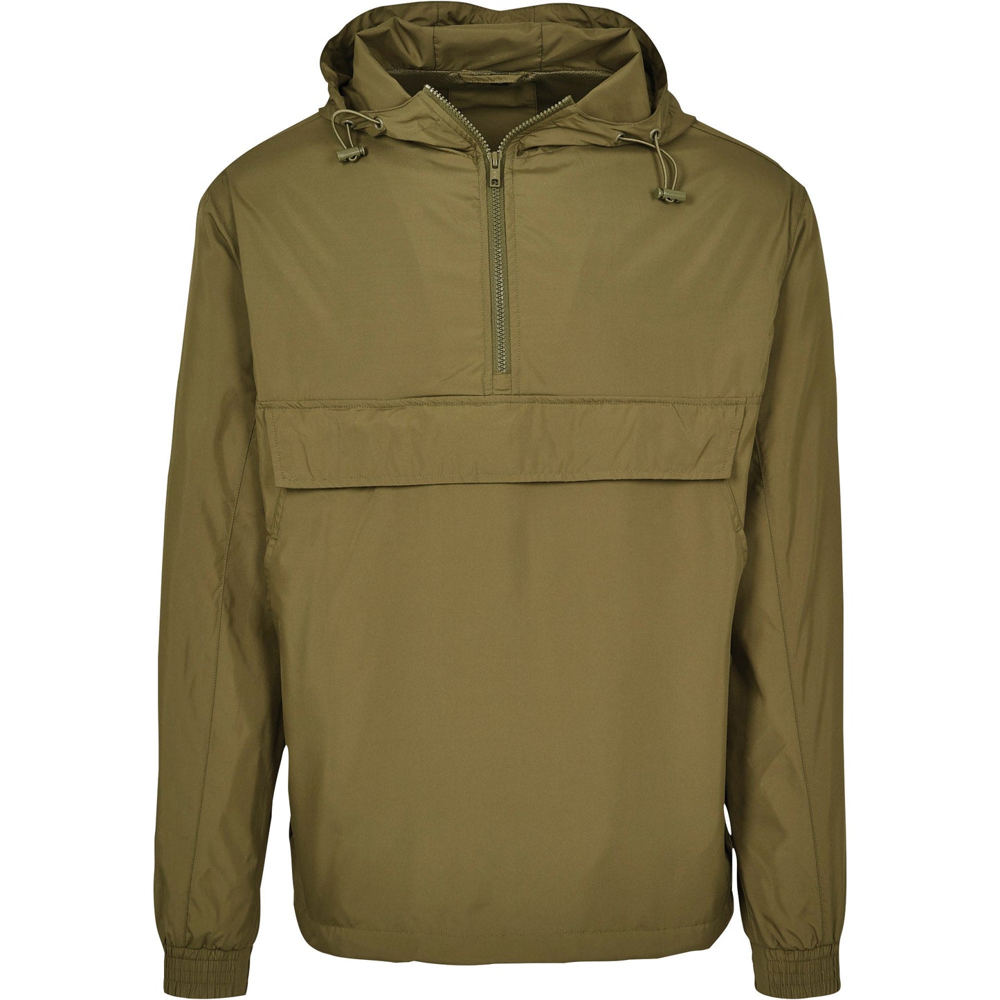 Build Your Brand Lightweight Pullover Jacket with Hood and Pockets S-5XL