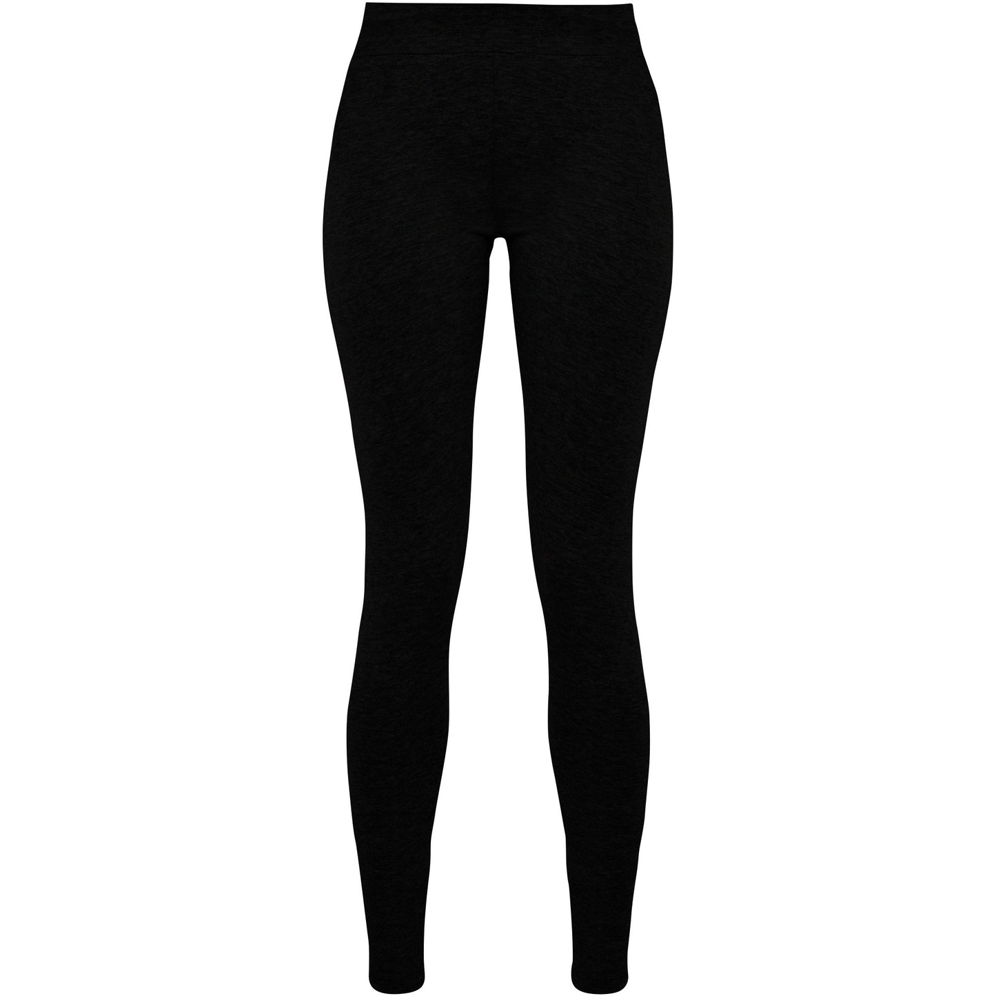 Build Your Brand Women's Stretch Jersey Leggings Slim Fit Elastic Waistband