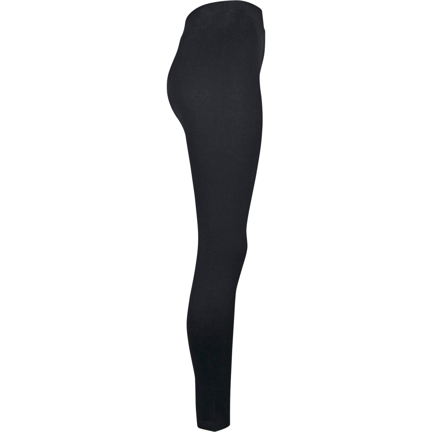 Build Your Brand Women's Stretch Jersey Leggings Slim Fit Elastic Waistband