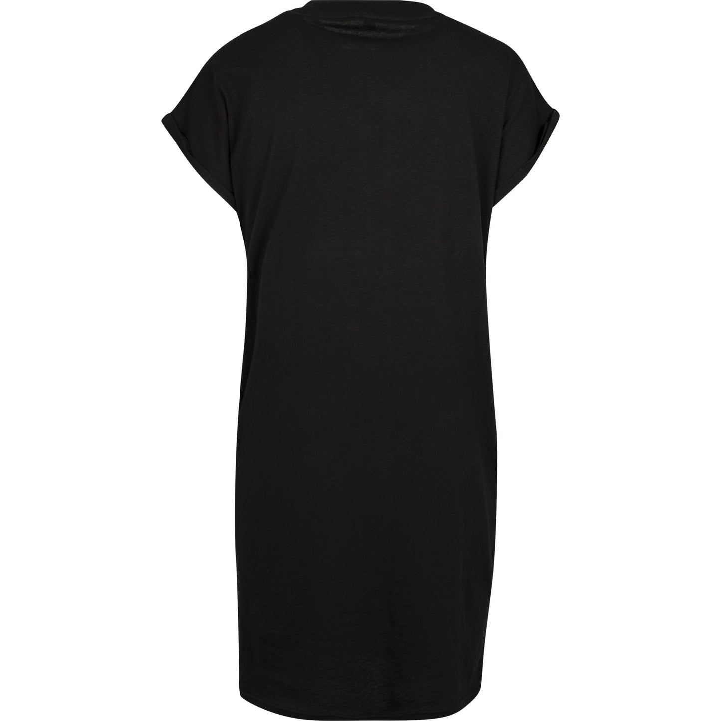 Build Your Brand Women's Black Turtle Neck Extended Shoulder Dress XS-5XL