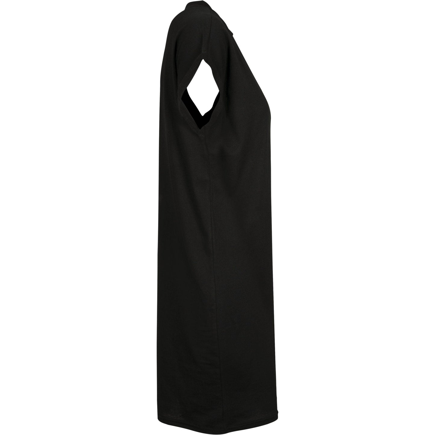 Build Your Brand Women's Black Turtle Neck Extended Shoulder Dress XS-5XL