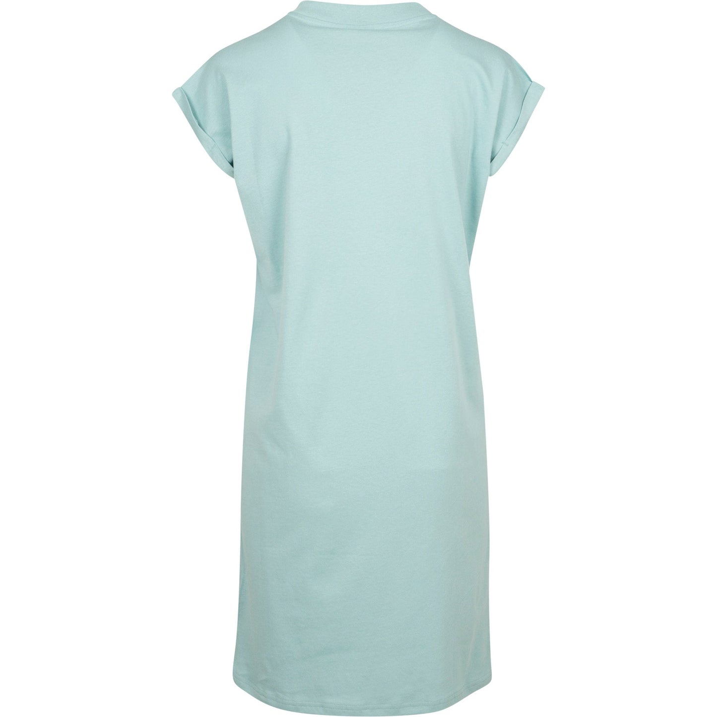 Bluemint Women's Turtle Extended Shoulder Dress Cotton Casual T-Shirt Dress