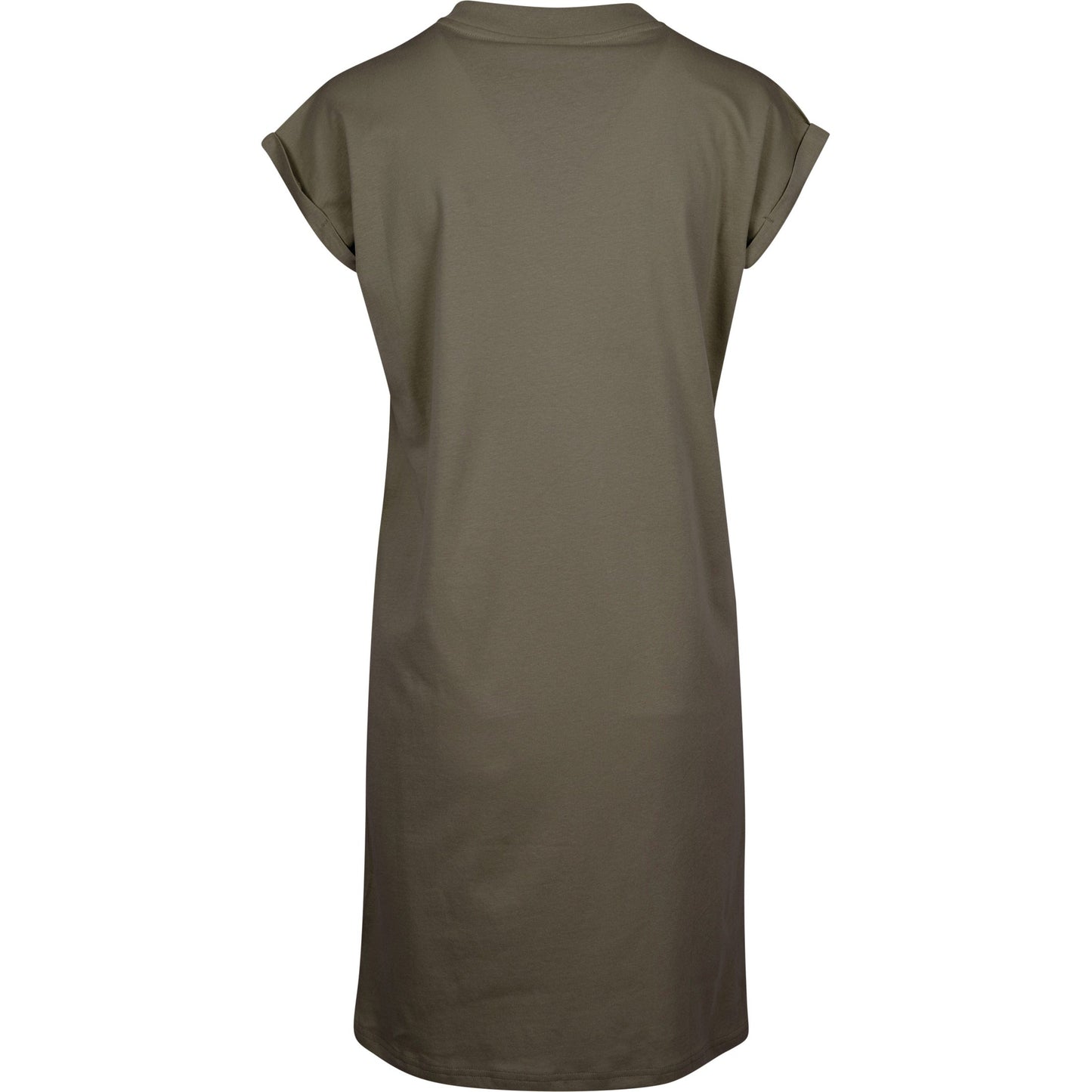 Build Your Brand Women's Olive Turtle Extended Shoulder Dress Casual T-Shirt