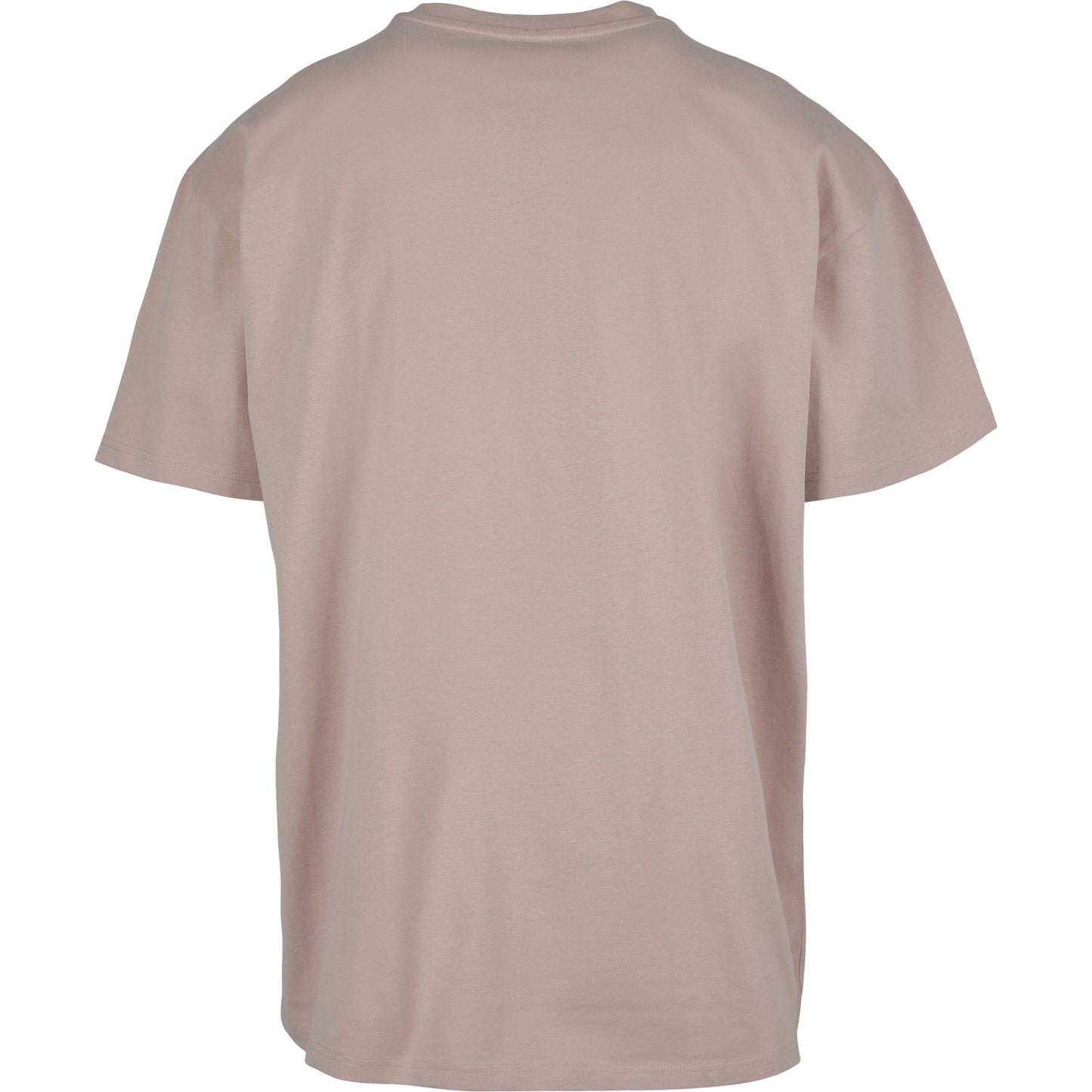 Build Your Brand Oversized Tee Dusk Rose Crew Neck Soft Cotton Casual Fit
