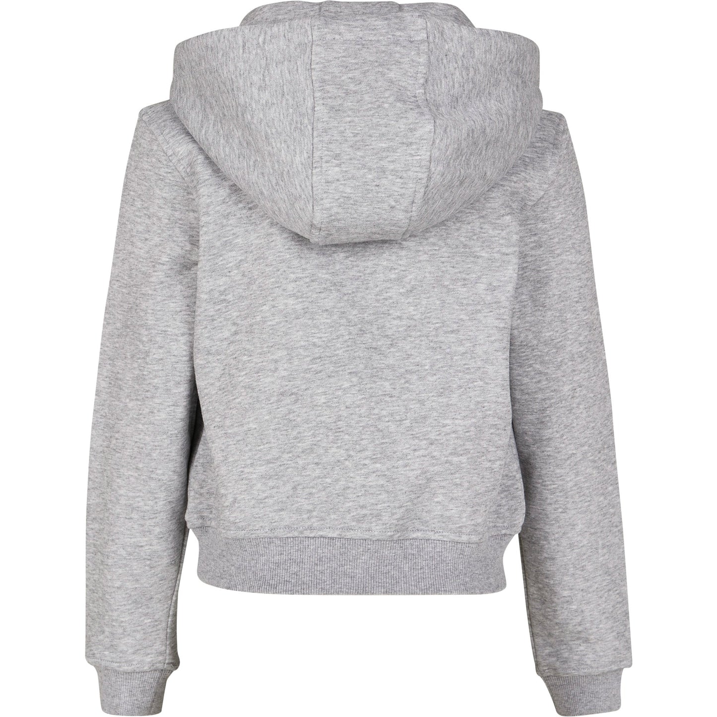 Build Your Brand Girls Cropped Sweat Hoodie FAMA Certified Cozy Casual Wear