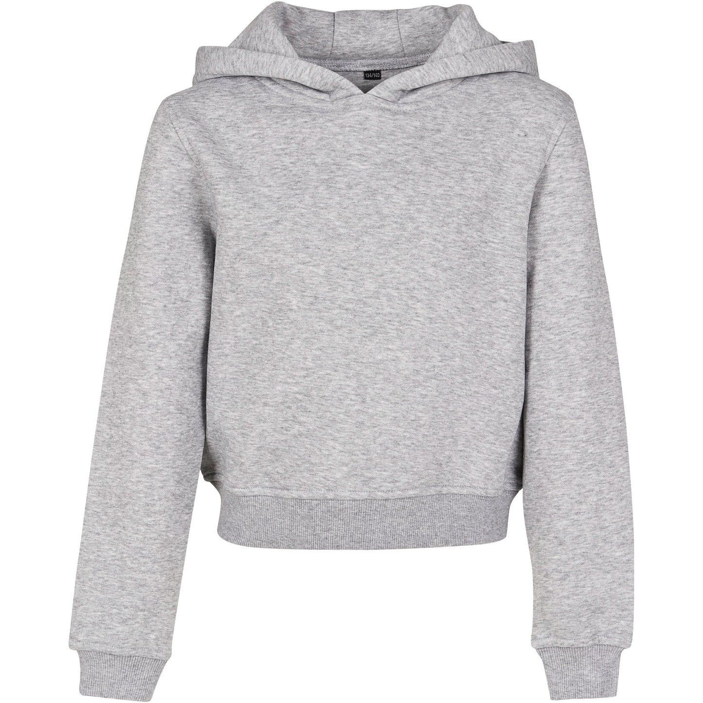 Build Your Brand Girls Cropped Sweat Hoodie FAMA Certified Cozy Casual Wear