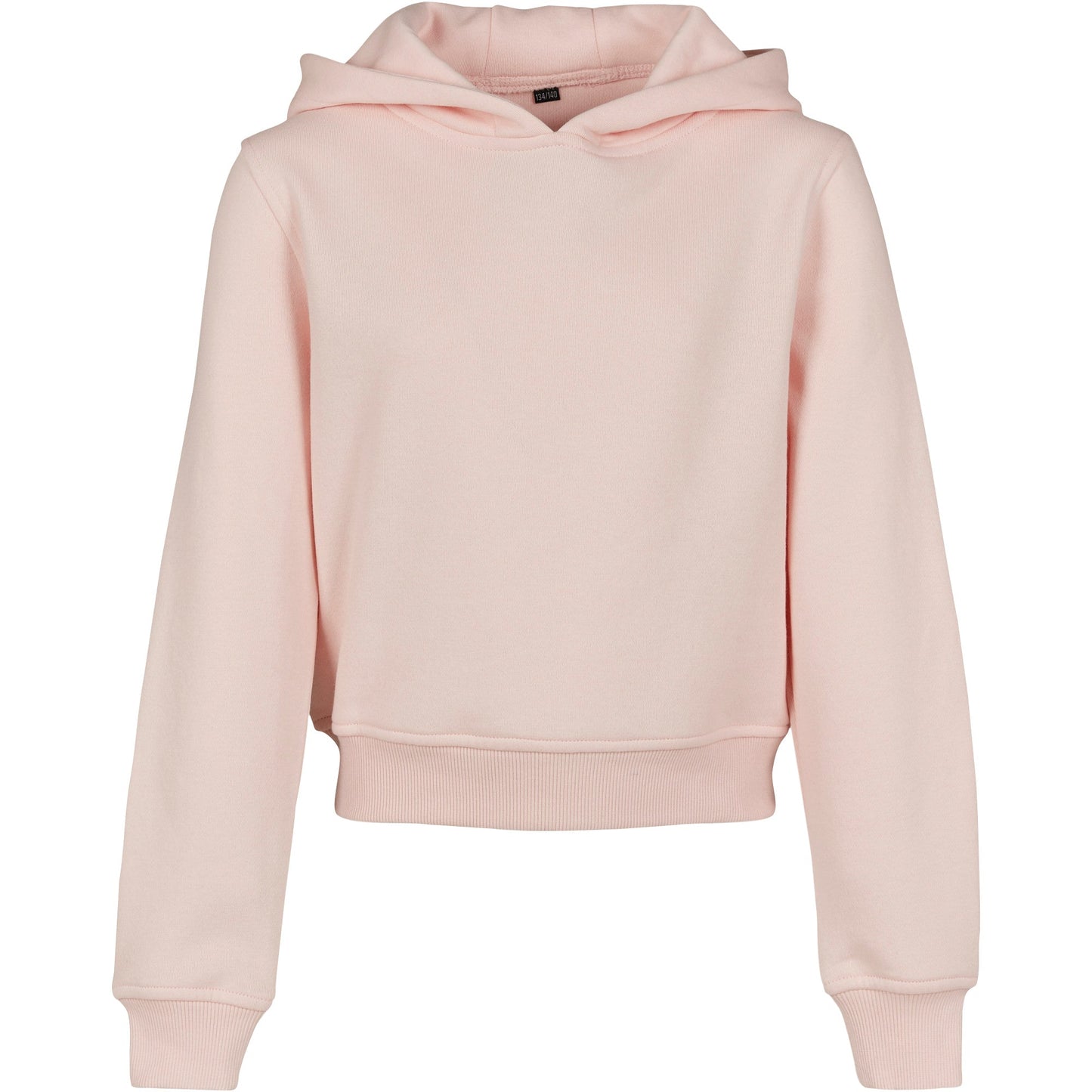 Build Your Brand Girls Cropped Sweat Hoodie FAMA Certified Cozy Casual Wear