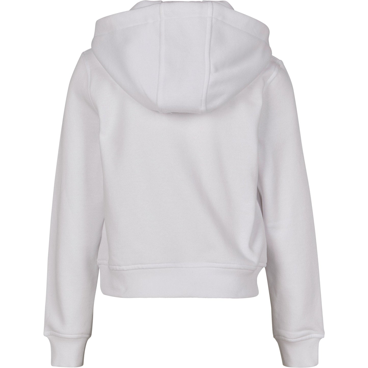 Build Your Brand Girls Cropped Sweat Hoodie FAMA Certified Cozy Casual Wear