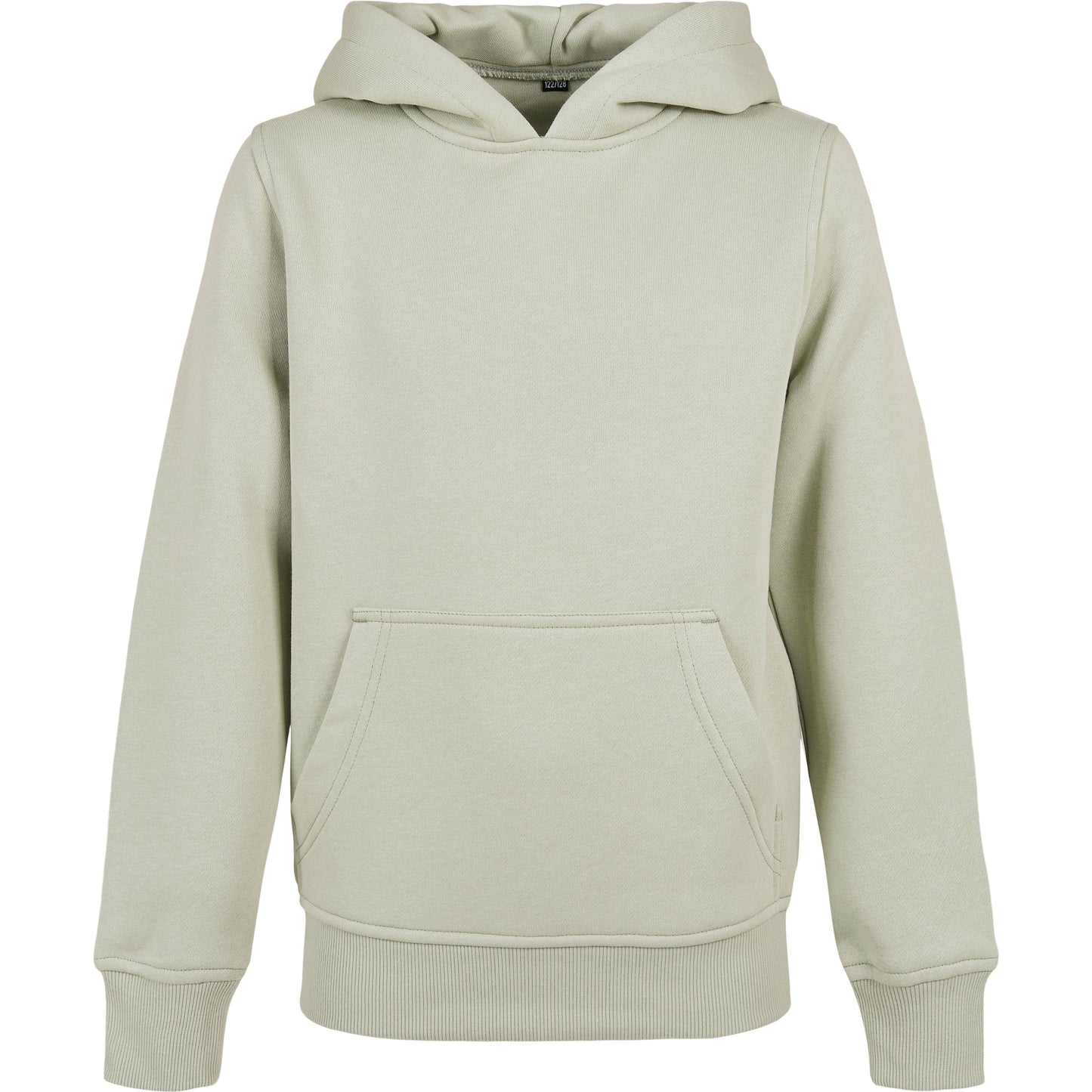 Build Your Brand Kids Basic Hoodie FAMA Certified Cotton Blend Customizable