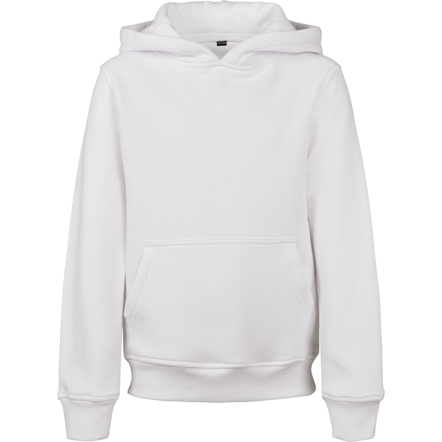 Build Your Brand Kids Basic Hoodie FAMA Certified Cotton Blend Customizable