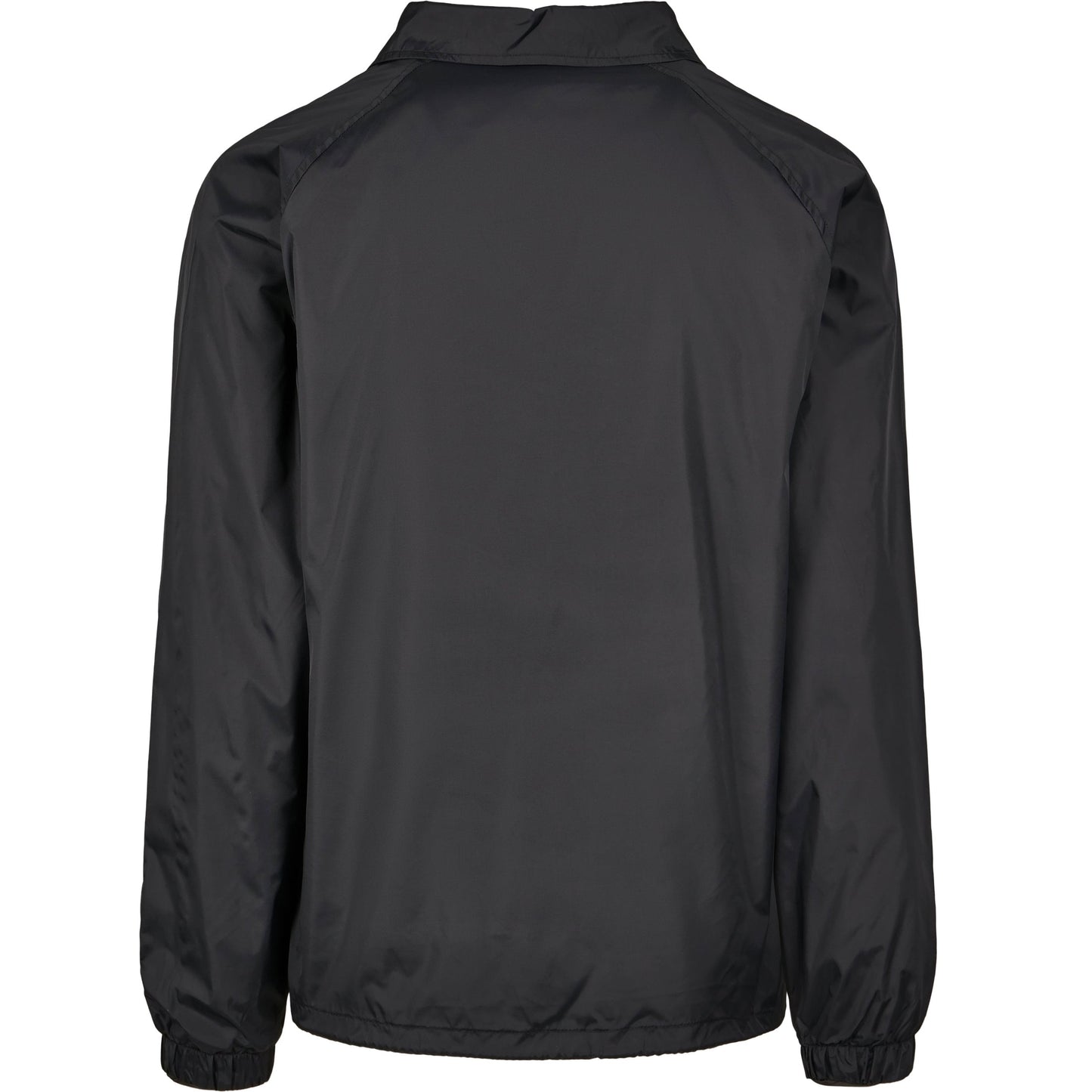 Build Your Brand Coach Jacket Nylon Streetwear with Pockets and Drawstring
