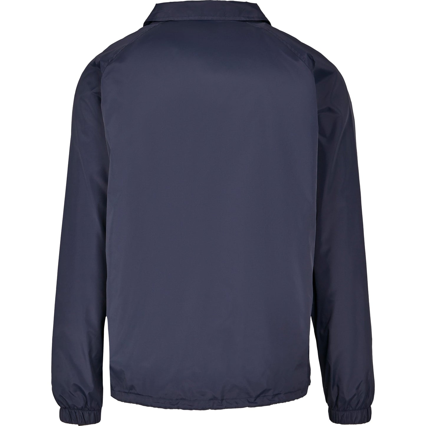 Build Your Brand Coach Jacket Nylon Streetwear with Pockets and Drawstring