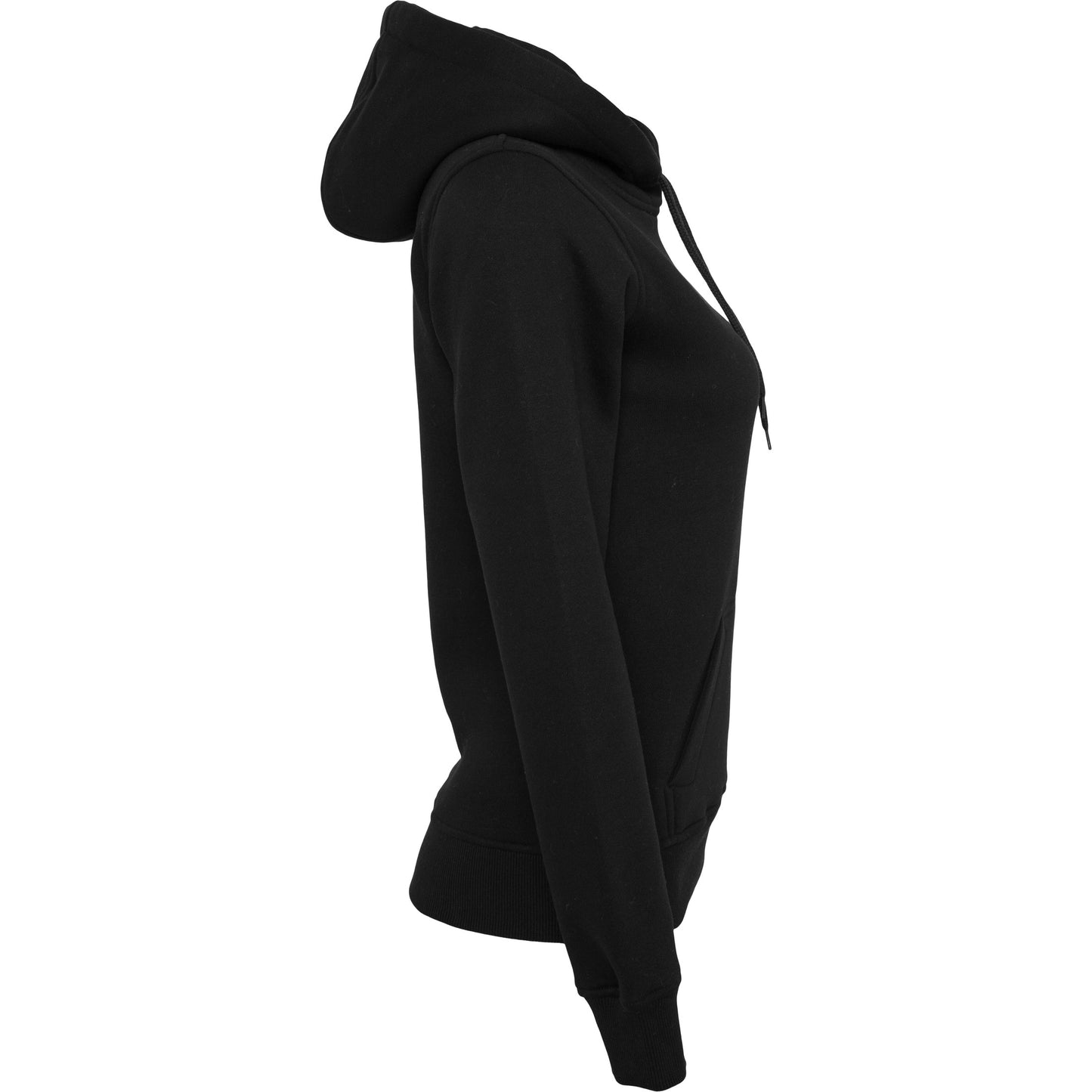 Build Your Brand Women's Organic Hoodie Soft Fleece Kangaroo Pocket GOTS