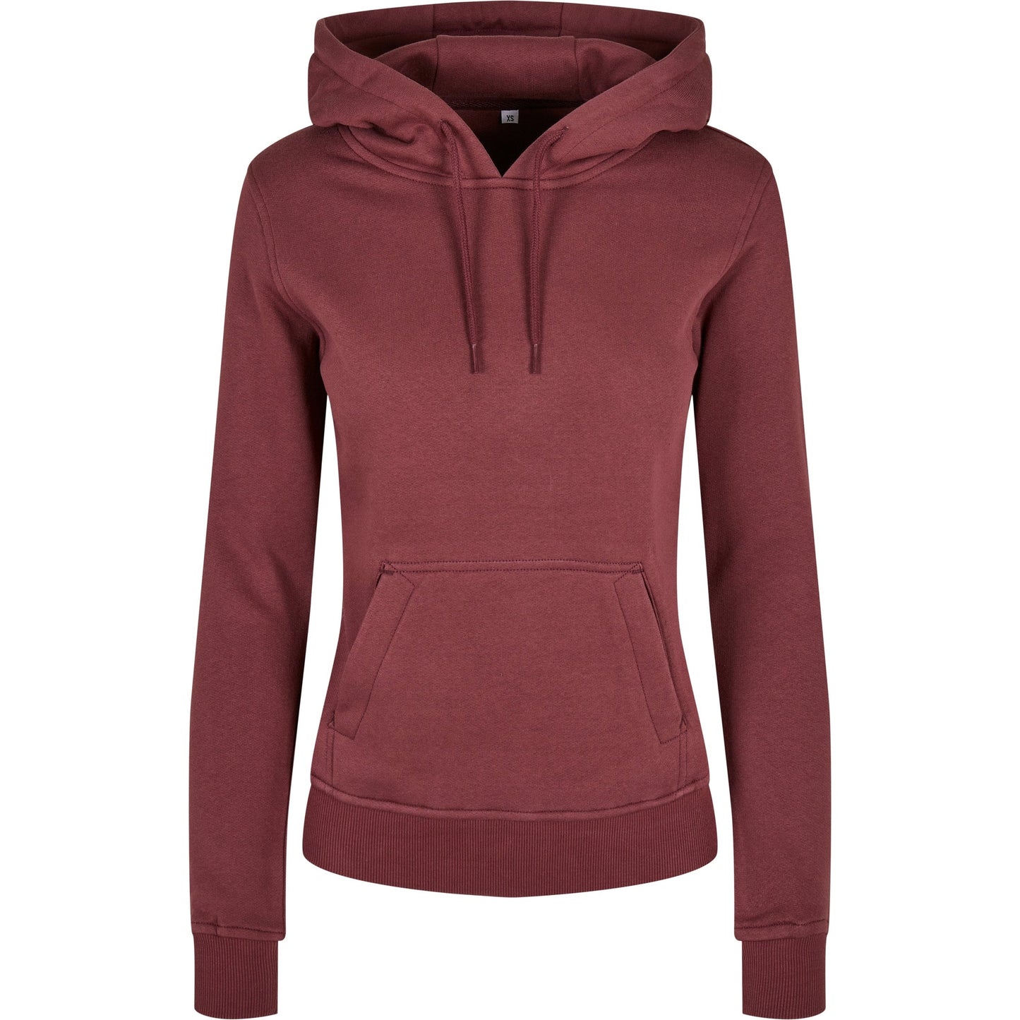 Build Your Brand Women's Organic Hoodie Soft Fleece Kangaroo Pocket GOTS