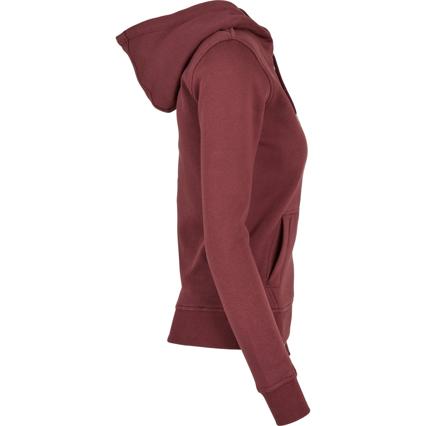 Build Your Brand Women's Organic Hoodie Soft Fleece Kangaroo Pocket GOTS