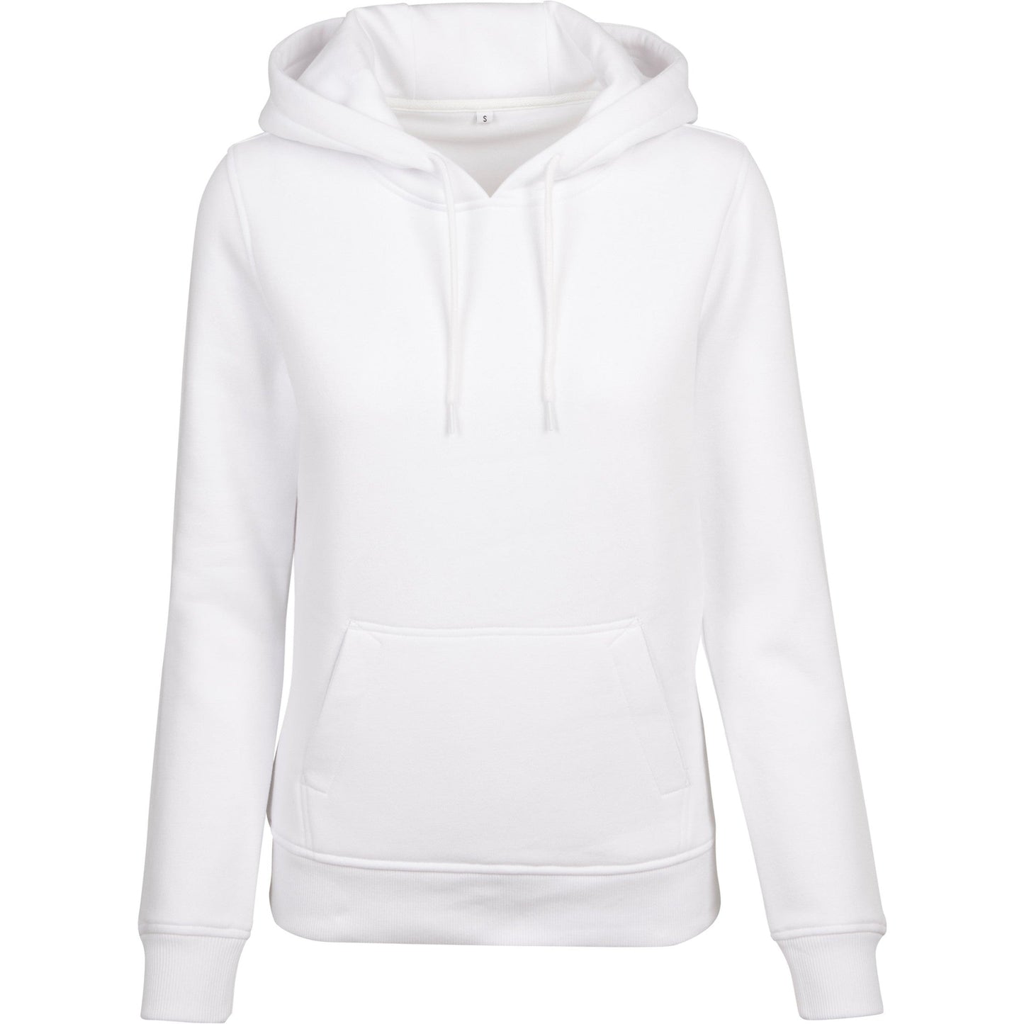 Build Your Brand Women's Organic Hoodie Soft Fleece Kangaroo Pocket GOTS