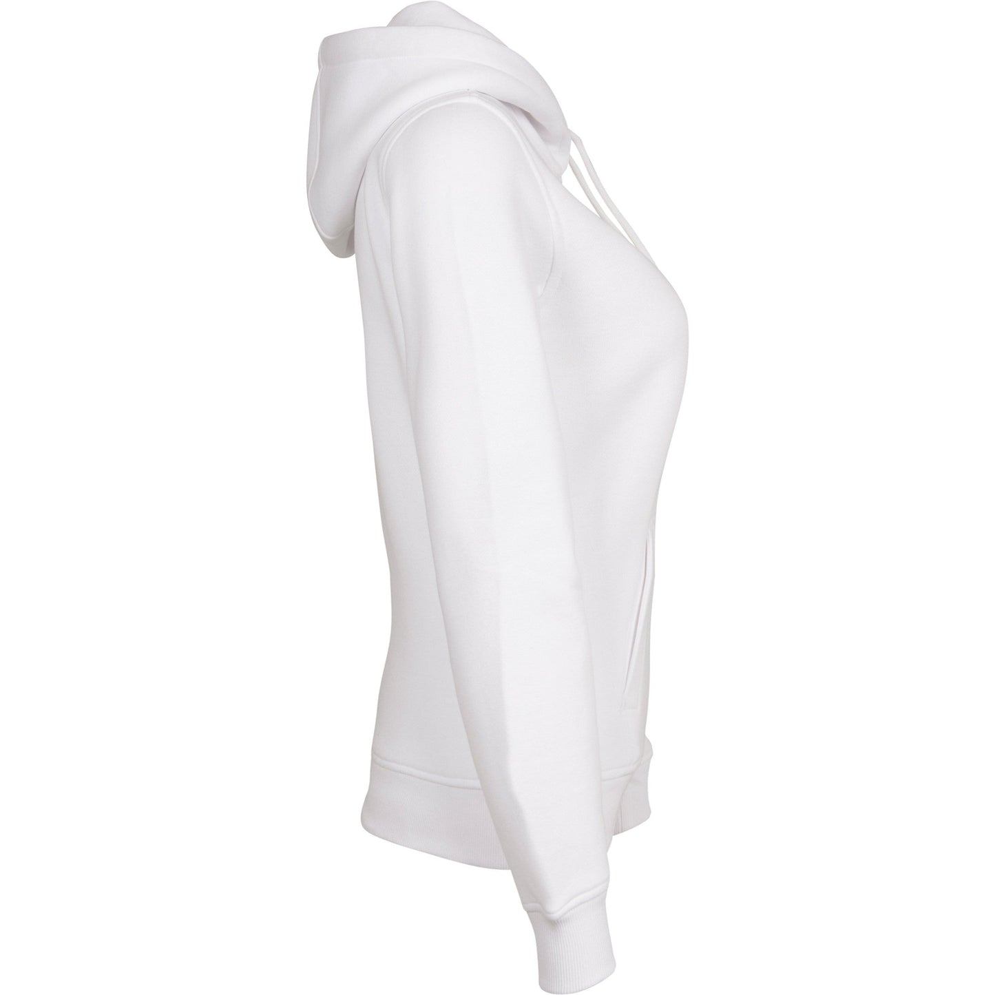 Build Your Brand Women's Organic Hoodie Soft Fleece Kangaroo Pocket GOTS