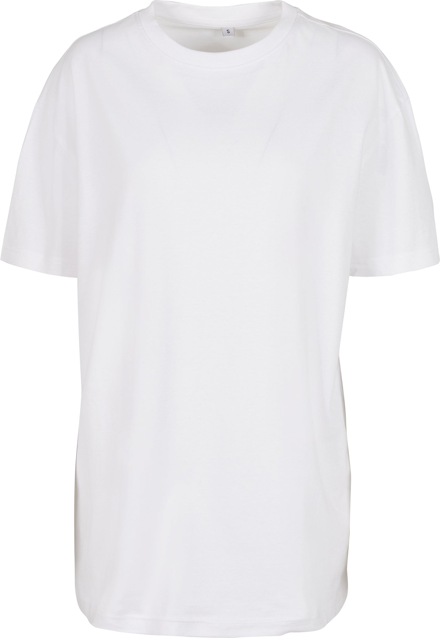 Build Your Brand Women's Oversized Boyfriend Tee 100% Cotton Casual T-Shirt
