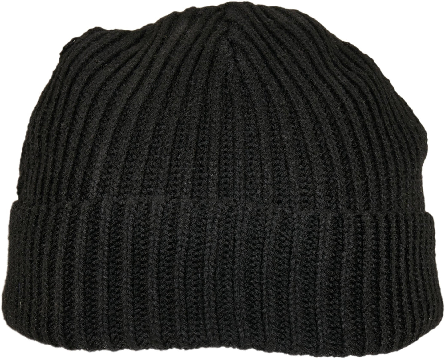 Build Your Brand Recycled Yarn Fisherman Beanie Eco-Friendly Knit Hat