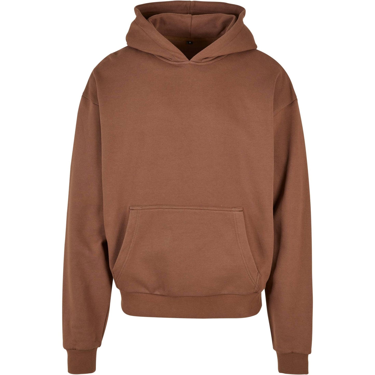 Build Your Brand Ultra Heavy Hoodie Bark Casual Fit Kangaroo Pocket 100% Cotton