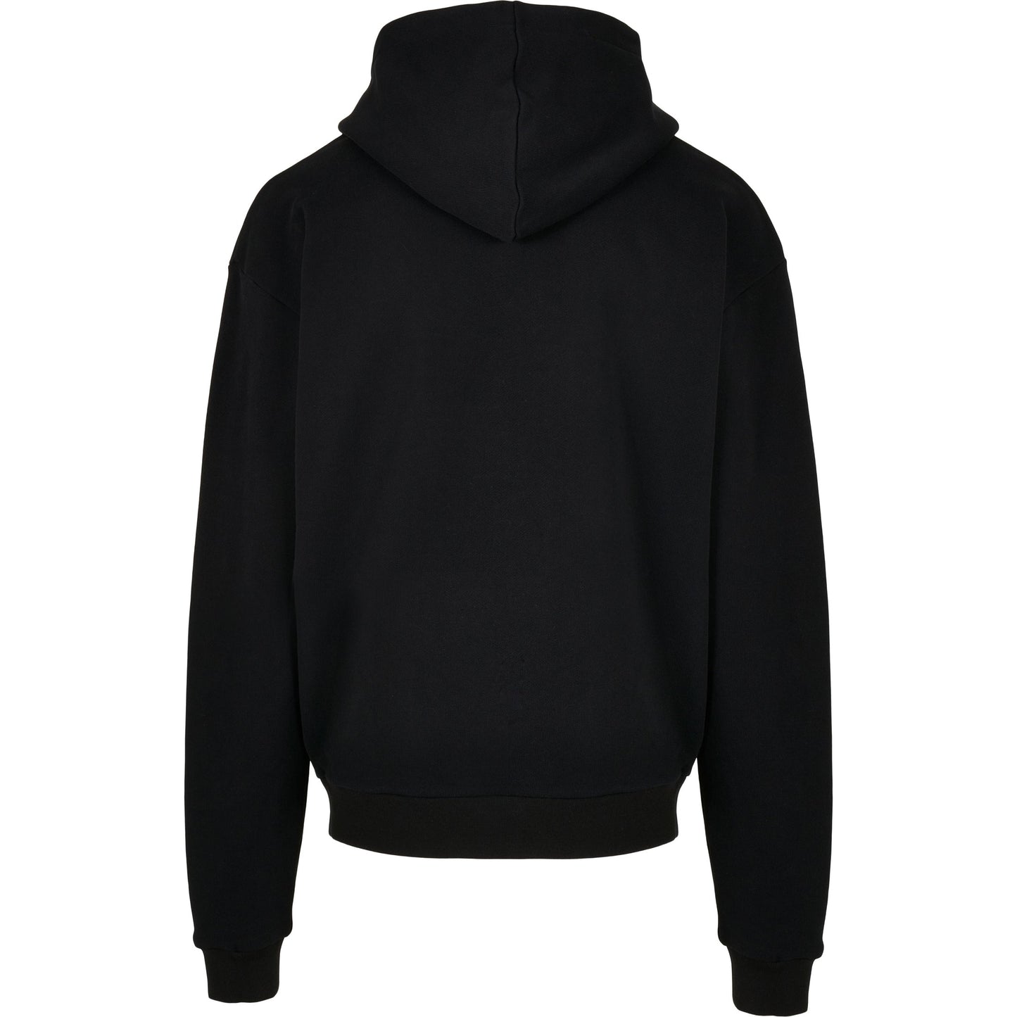 Build Your Brand Ultra Heavy Hoodie Black Casual Fit Kangaroo Pocket 100% Cotton