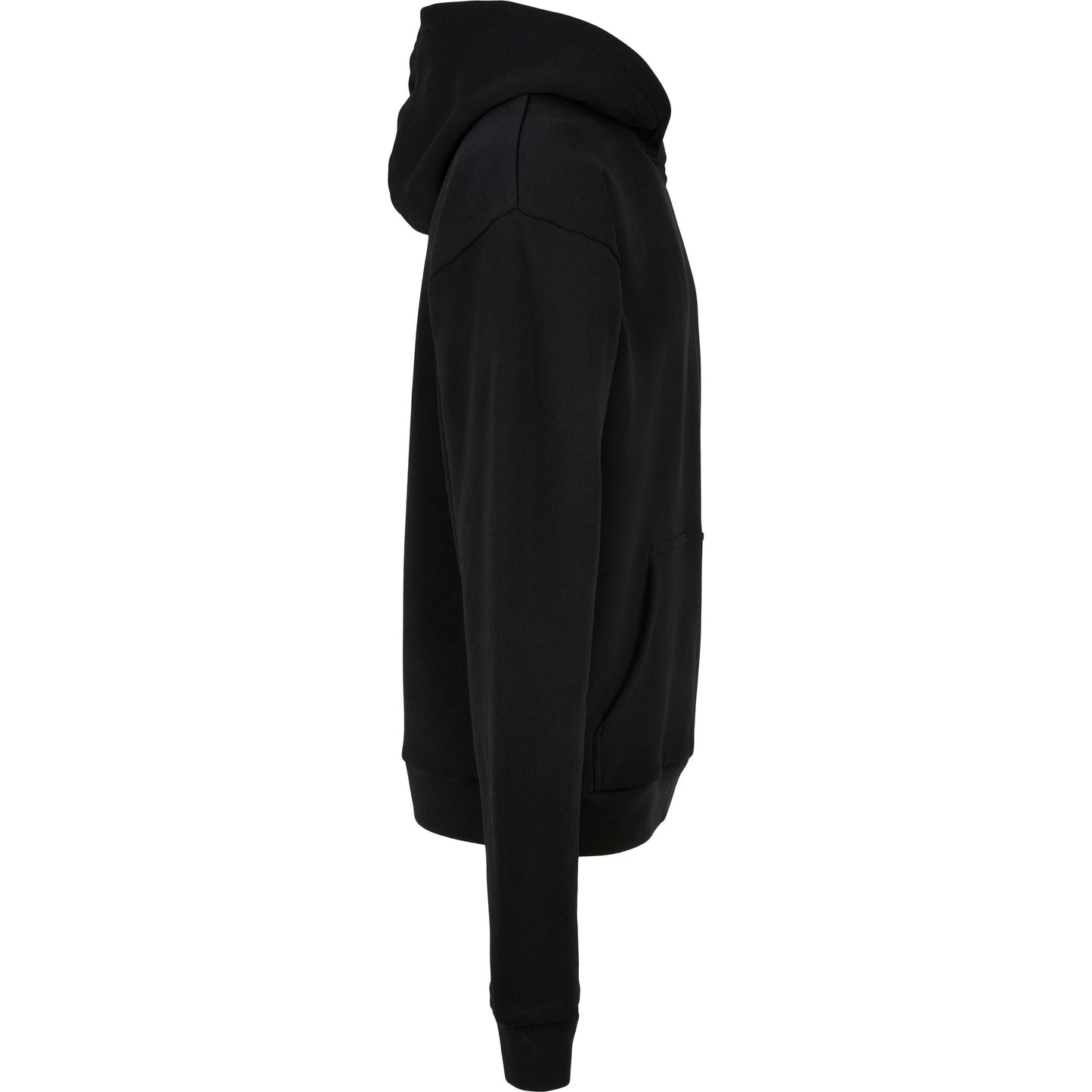 Build Your Brand Ultra Heavy Hoodie Black Casual Fit Kangaroo Pocket 100% Cotton