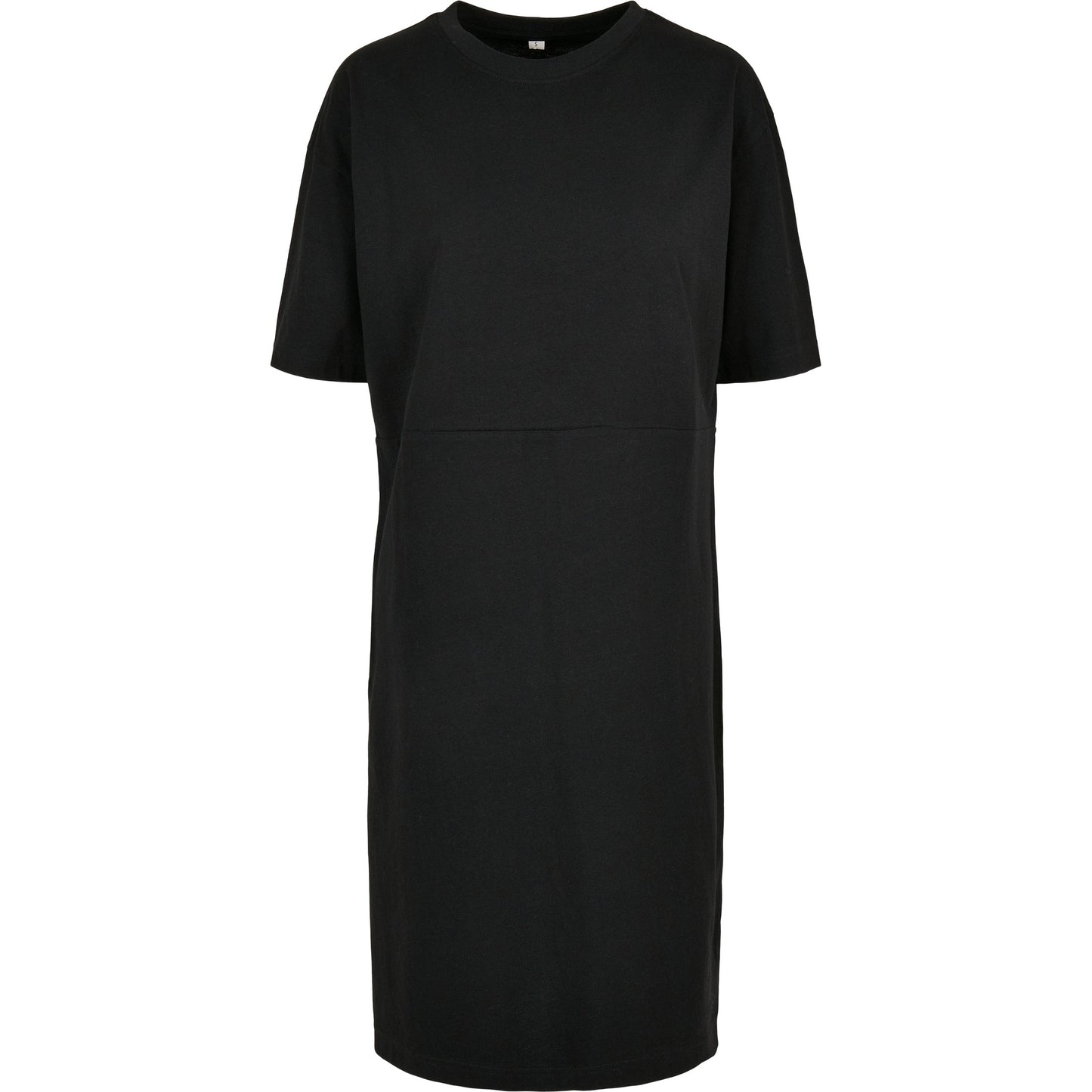 Build Your Brand Women's Organic Oversized Slit Tee Dress Casual Urban Style