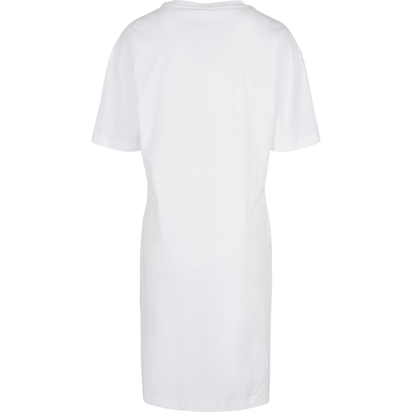 Build Your Brand Women's Organic Oversized Slit Tee Dress Casual Urban Style