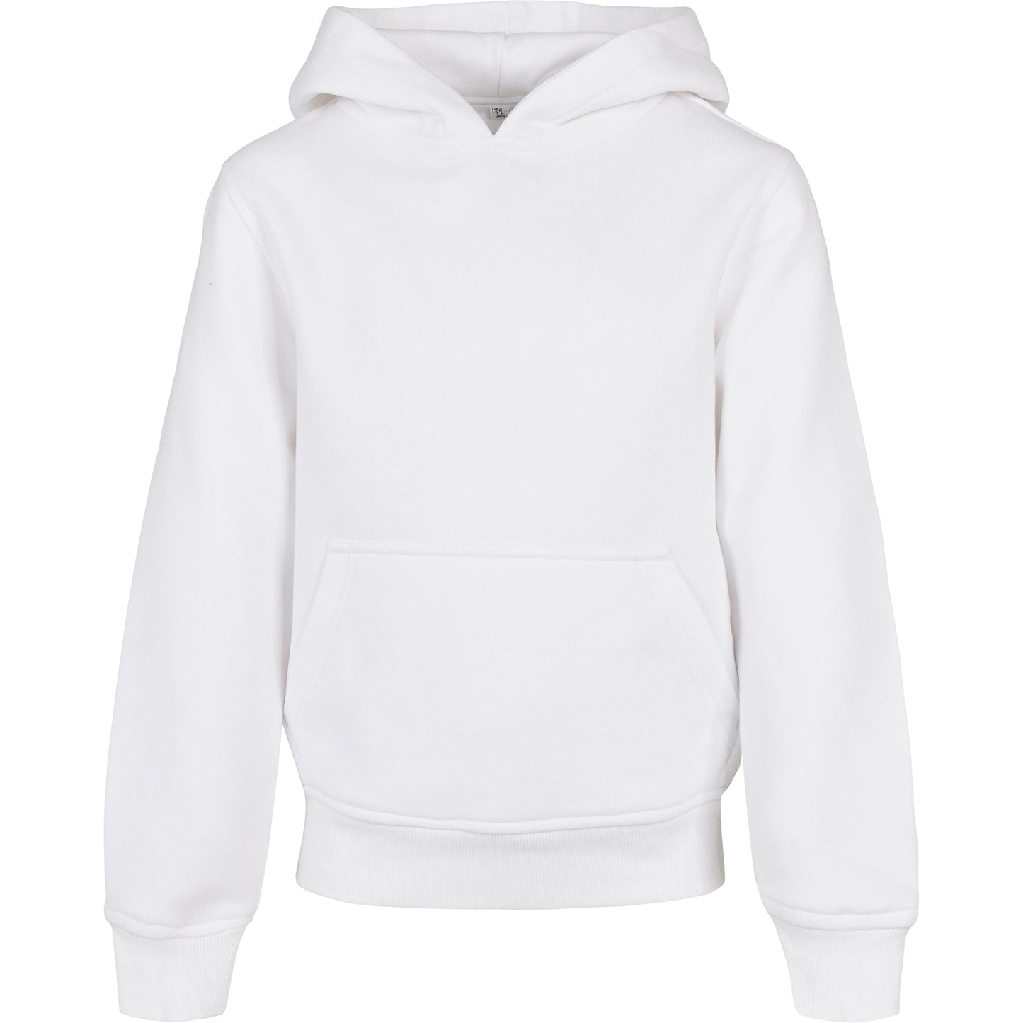 Build Your Brand Organic Kids Hoodie with Kangaroo Pocket - Eco-Friendly Cotton