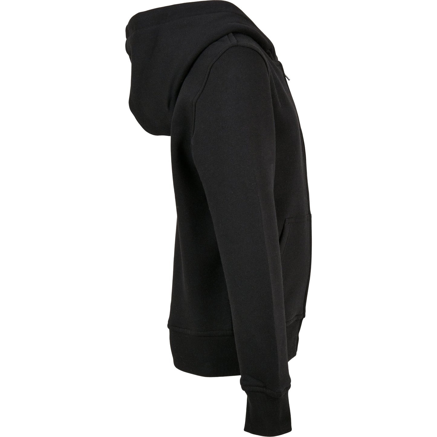 Build Your Brand Organic Kids Zip Hoodie Eco-Friendly Cotton Hooded Sweatshirt