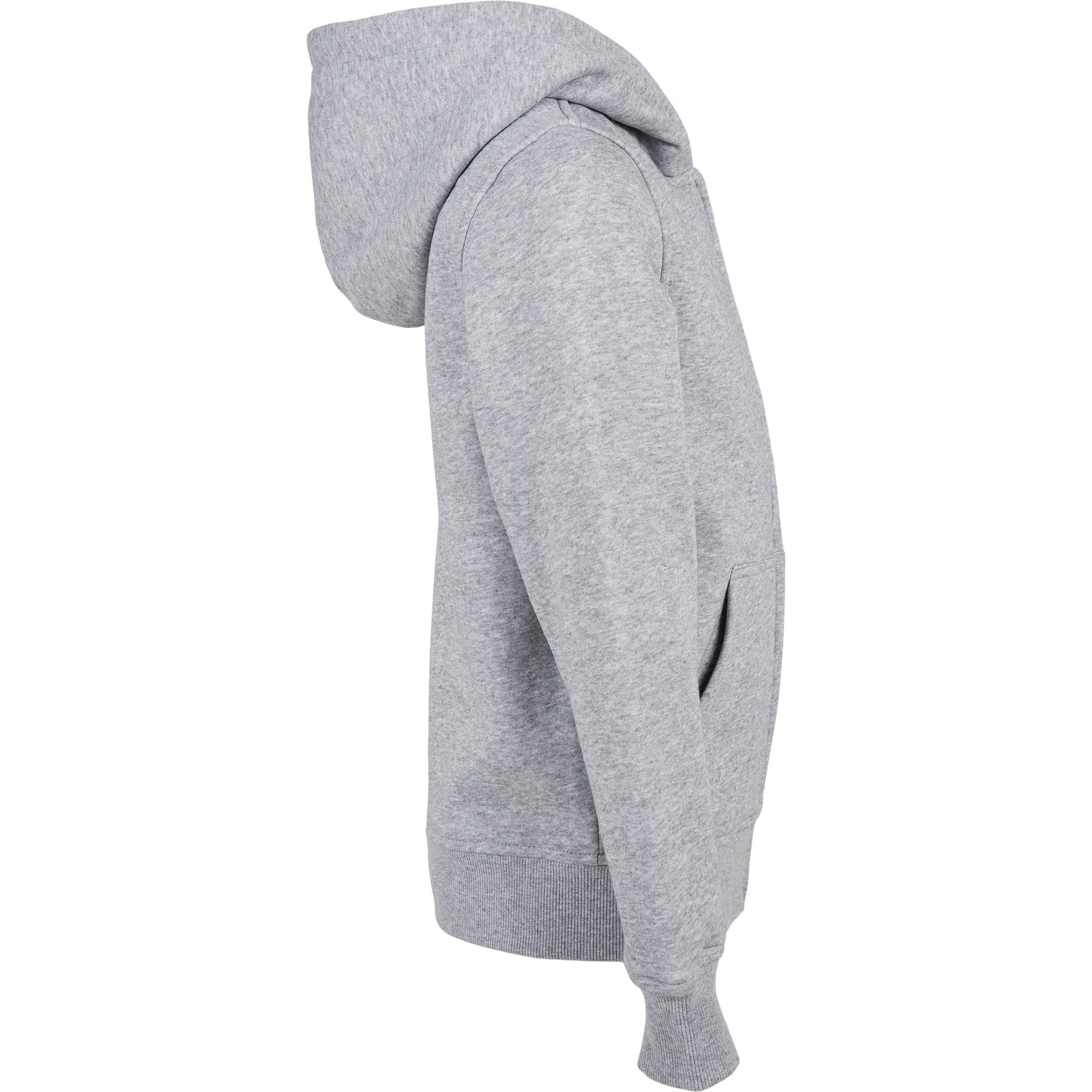 Build Your Brand Organic Kids Zip Hoodie Eco-Friendly Cotton Hooded Sweatshirt