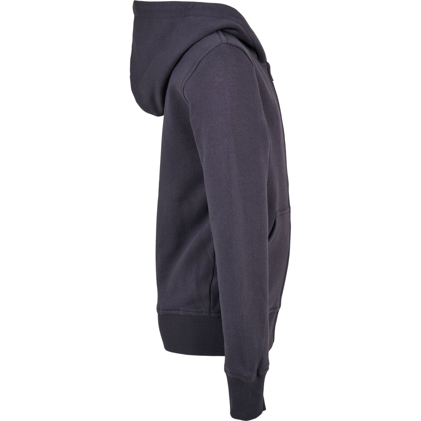 Build Your Brand Organic Kids Zip Hoodie Eco-Friendly Cotton Hooded Sweatshirt
