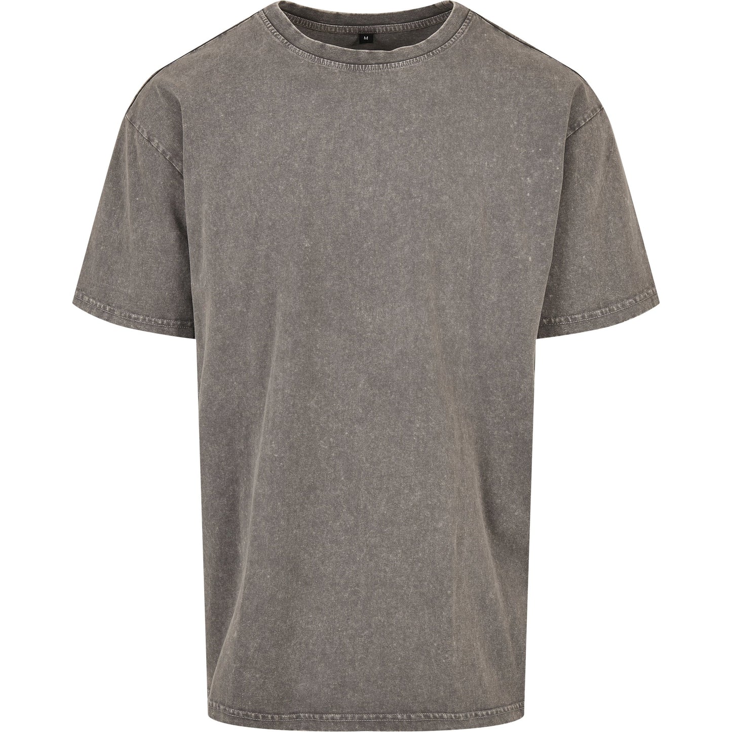 Build Your Brand Acid Washed Oversized Tee 100% Cotton Crew Neck Menâ€™s Shirt